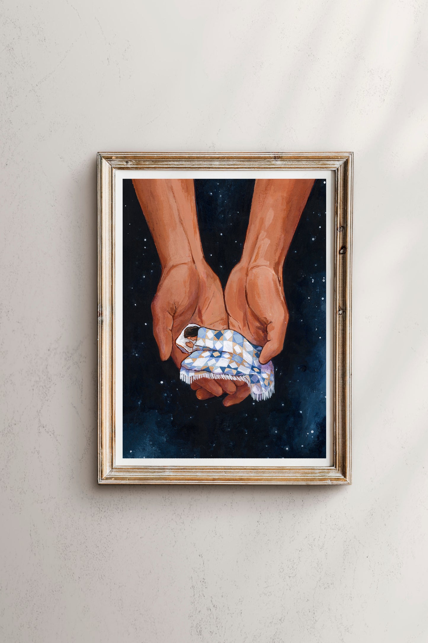 'He Covers Me In Blankets Of Stars' Print