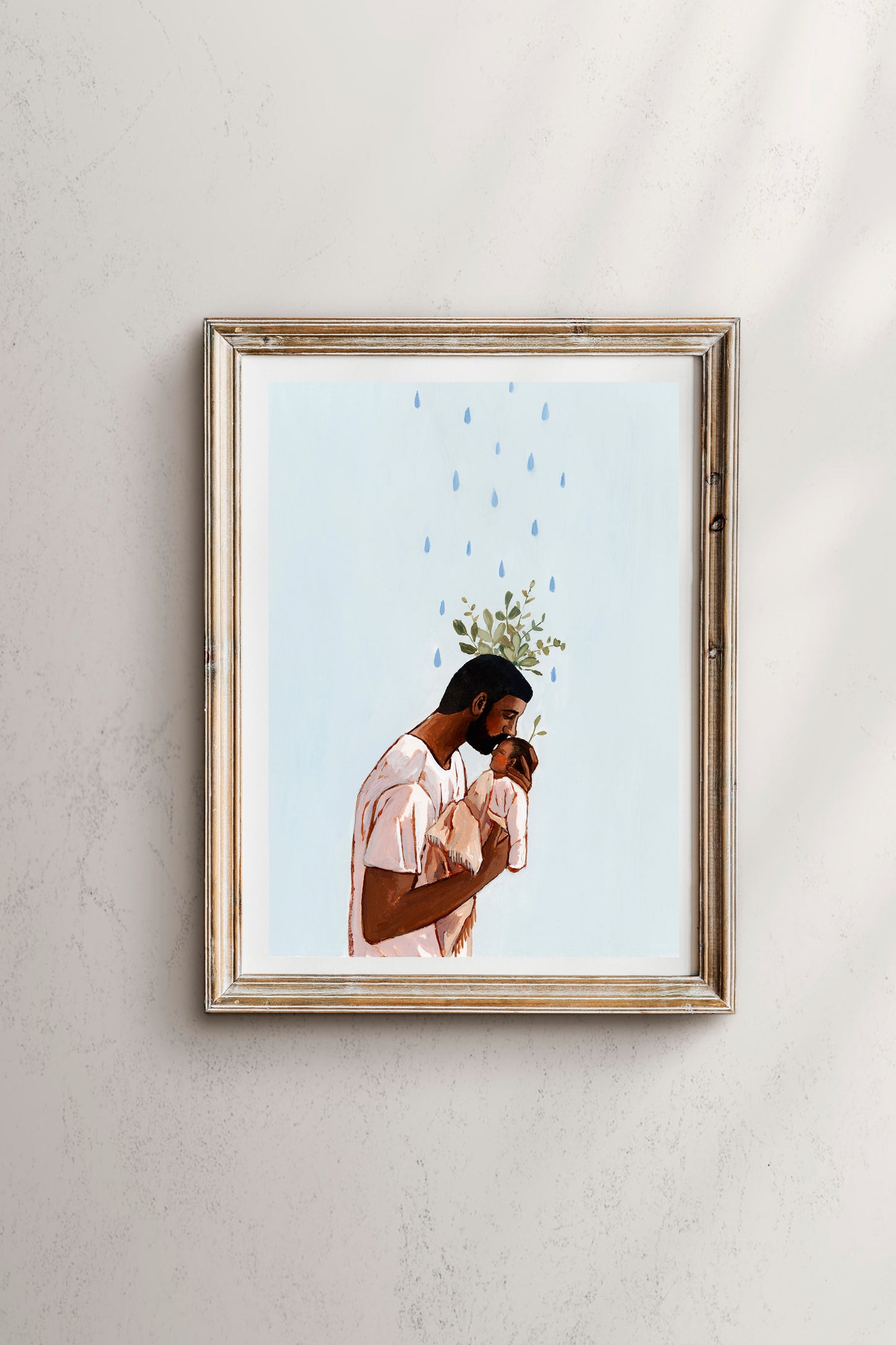 'The Rains Will Help Us Bloom' Print (male version)