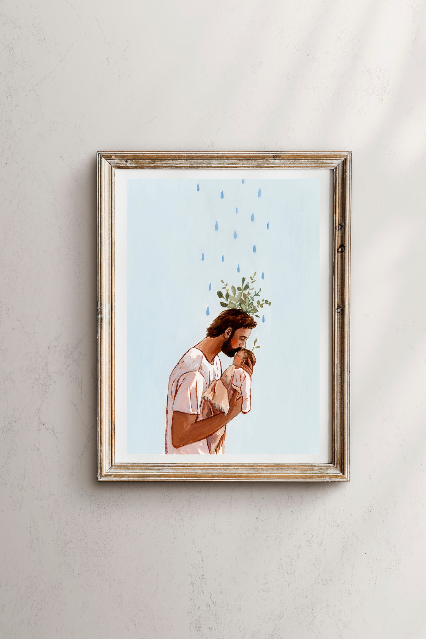'The Rains Will Help Us Bloom' Print (male version)