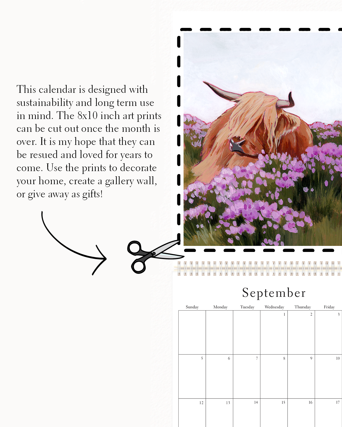 'Bonnie Scotland' 2027 calendar *PREORDER*