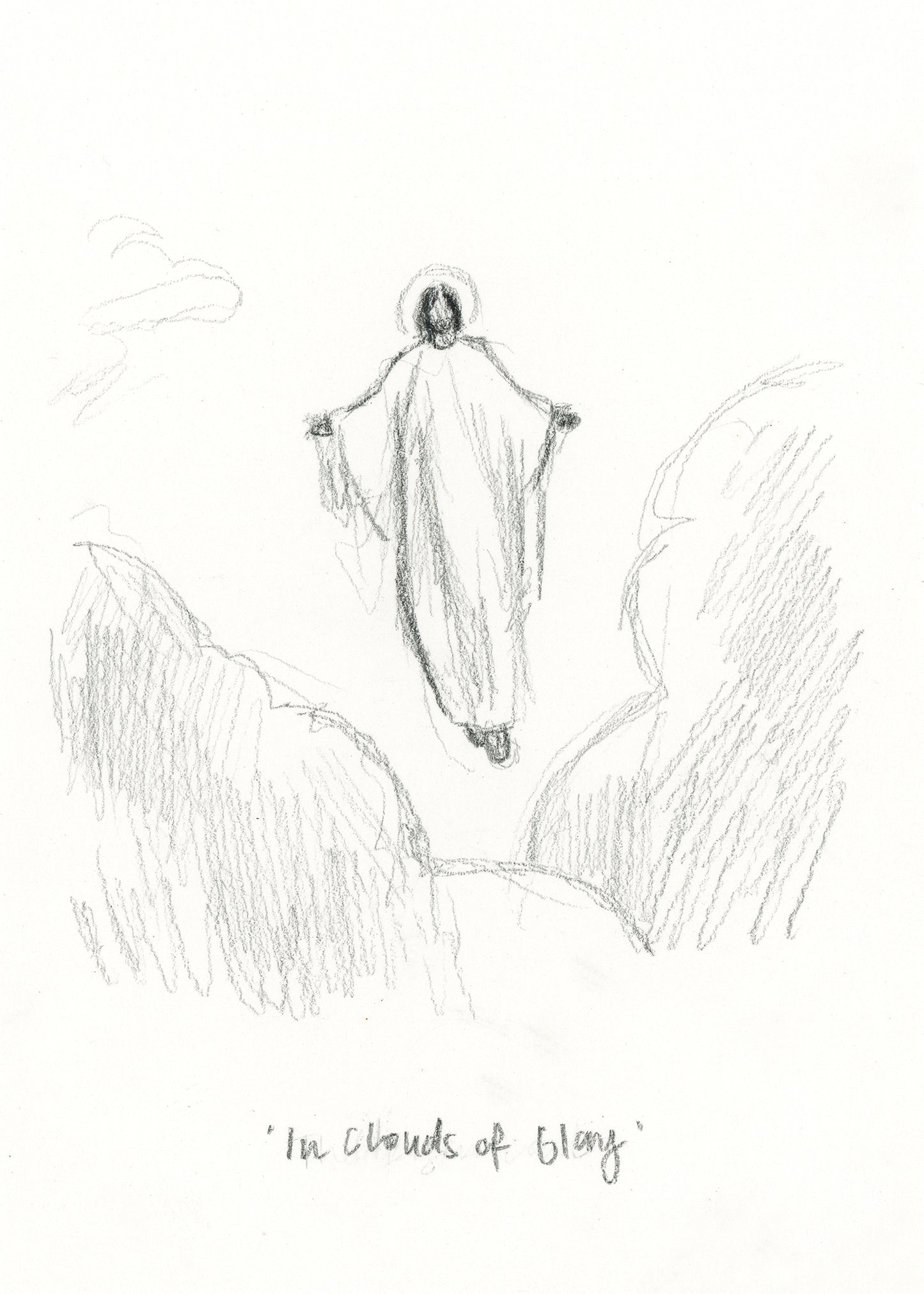 'In Clouds Of Glory' Sketch Print