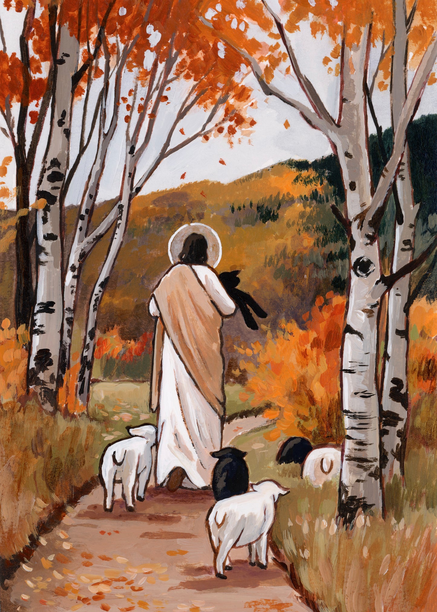 'Come, Follow Me' (fall) Print