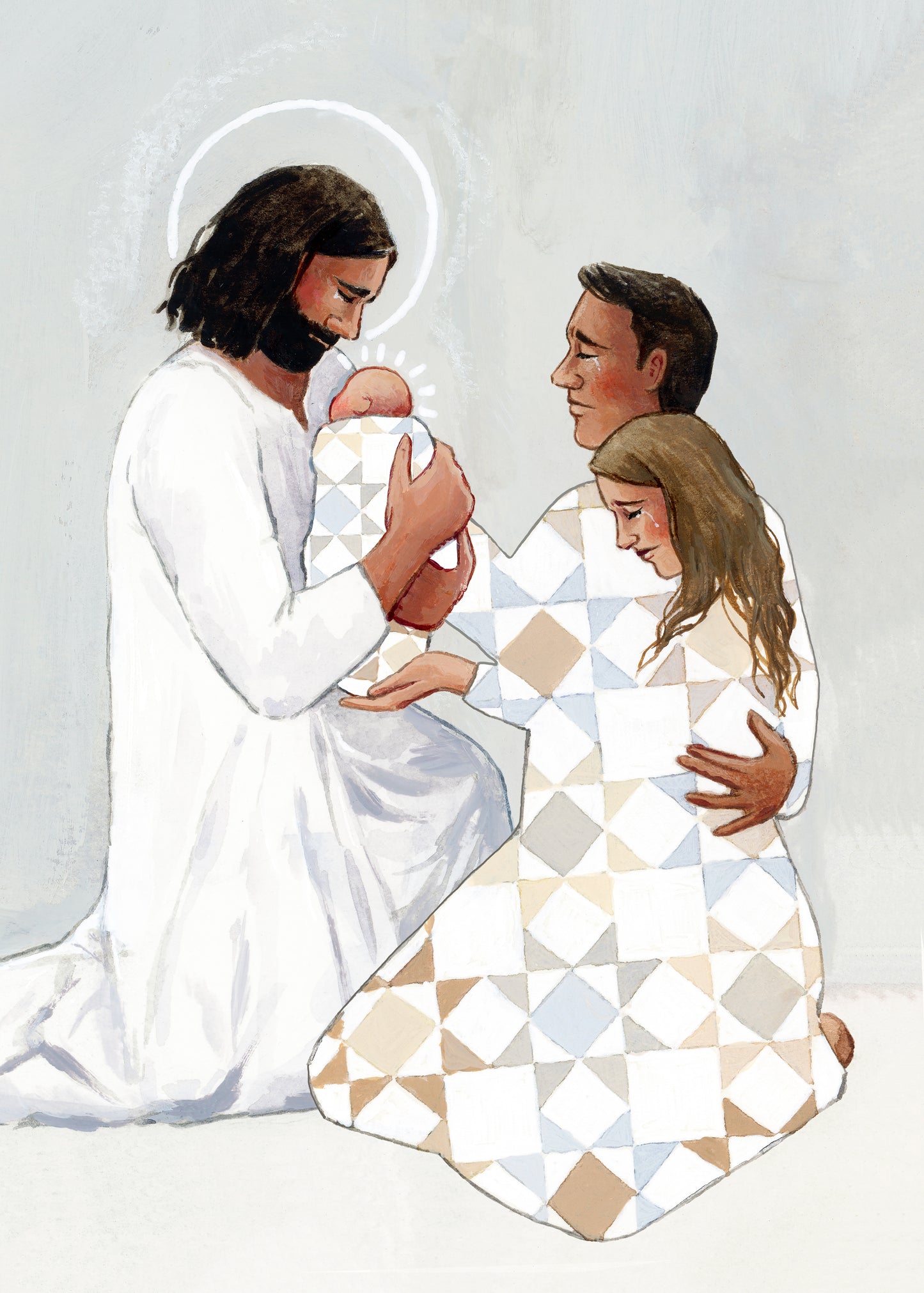 'For Safekeeping' Canvas Print (couple version)