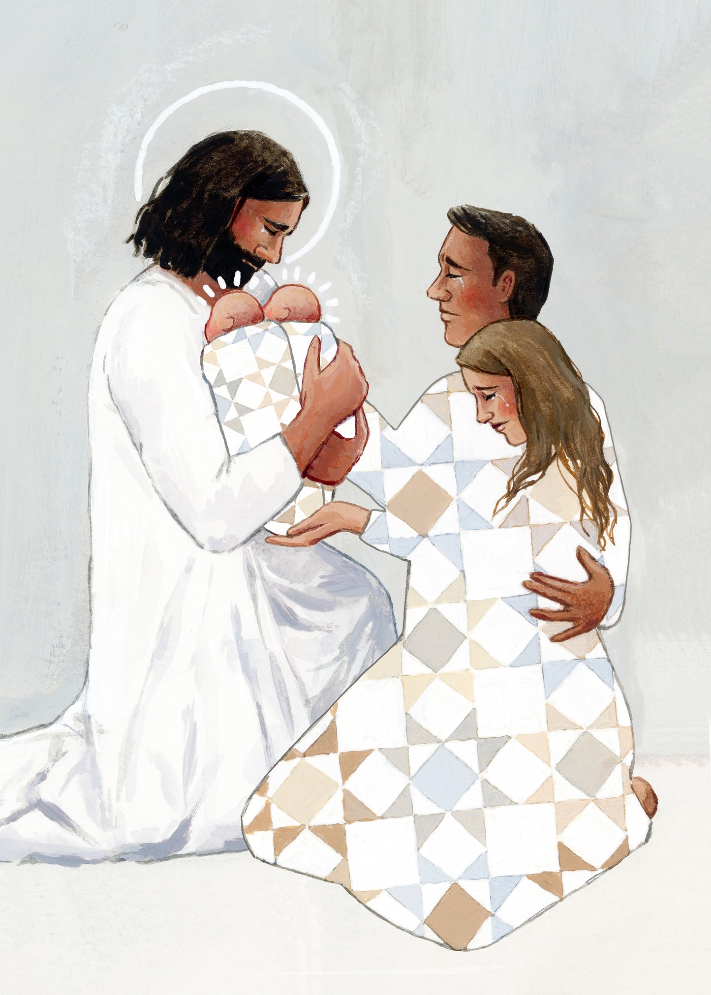 'For Safekeeping' Canvas Print (couple version)