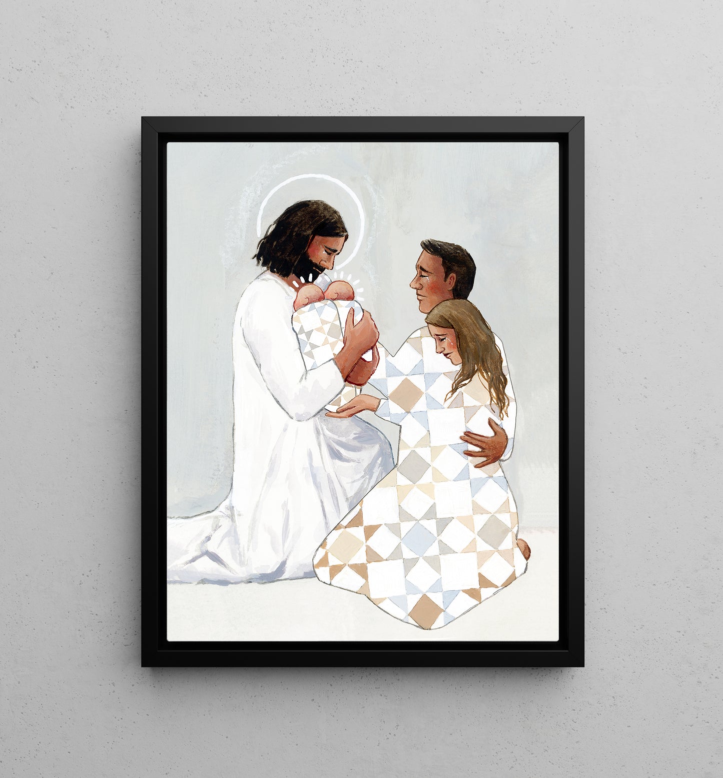 'For Safekeeping' Canvas Print (couple version)