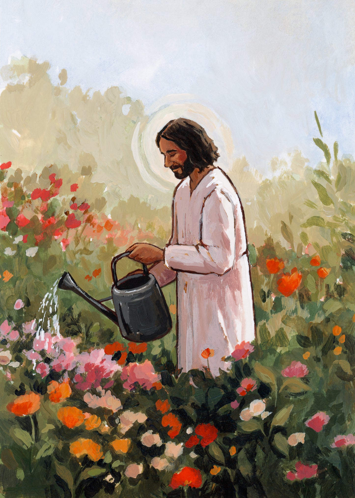 'The Gentle Gardener' Print