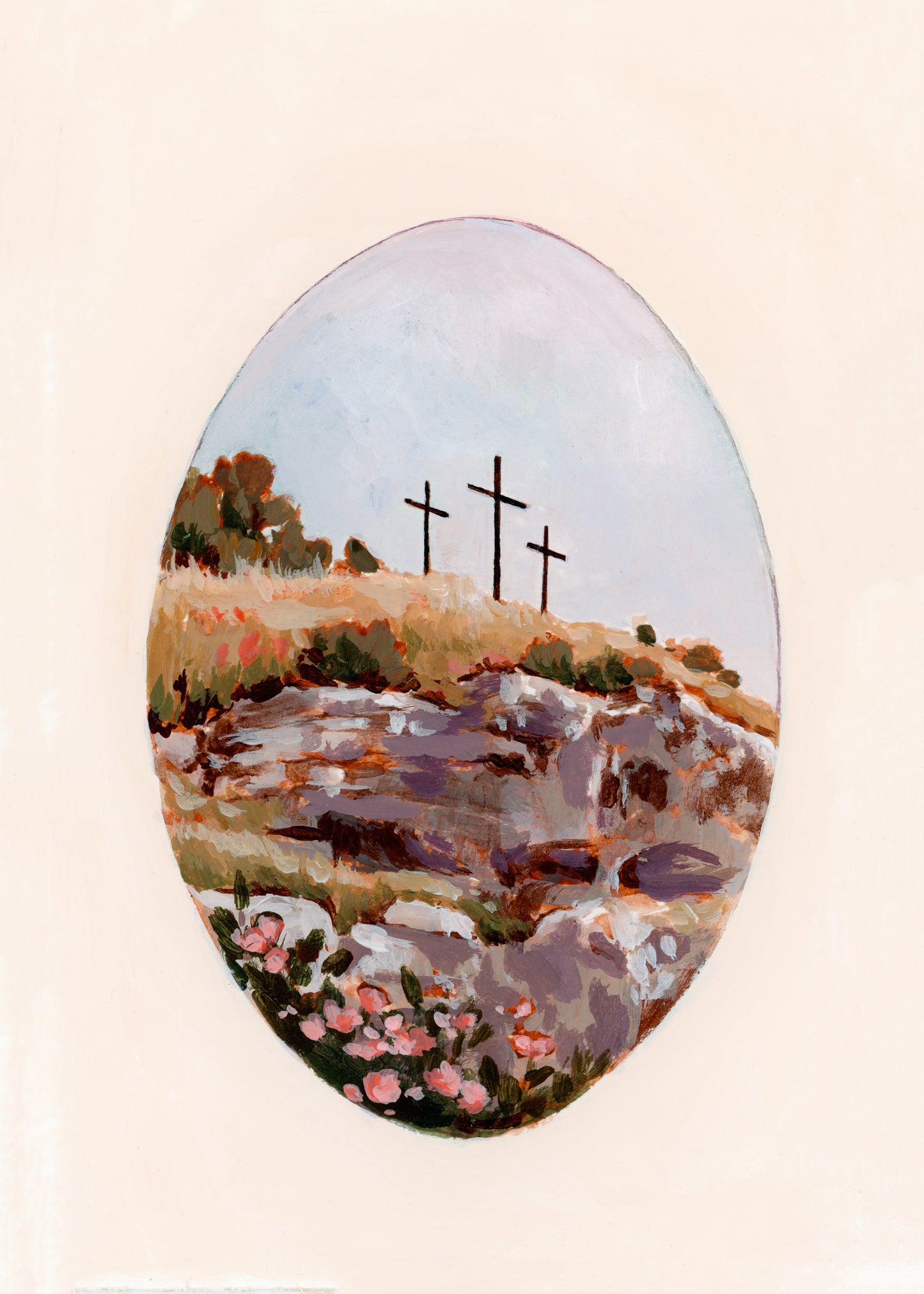 'There Is A Green Hill Far Away' Print