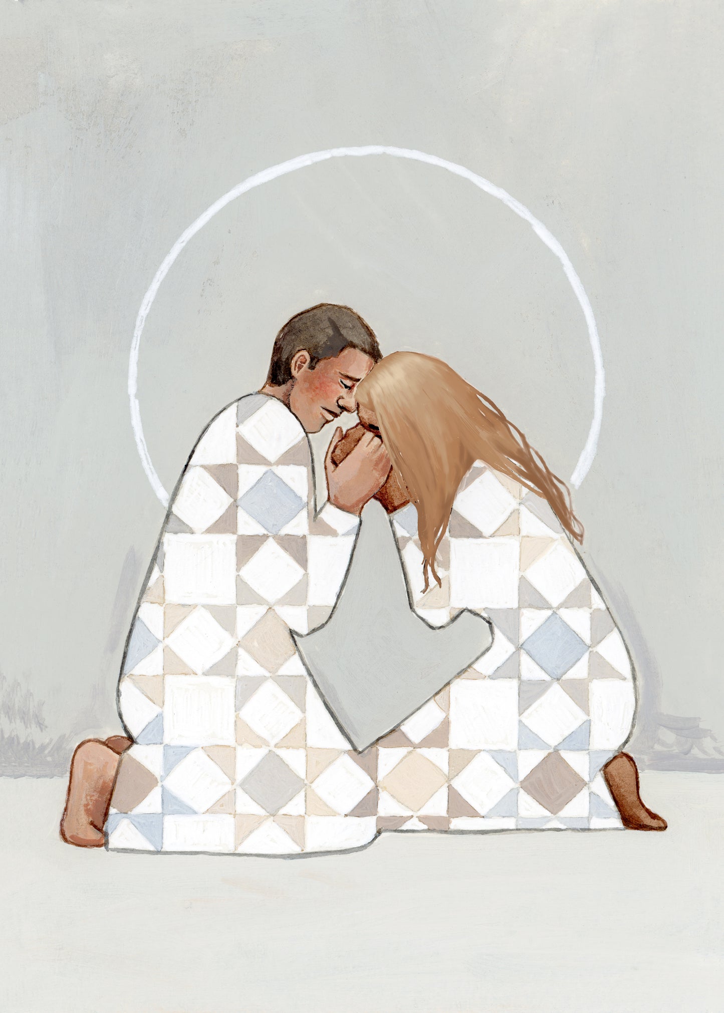 'Hearts Knit Together' Print