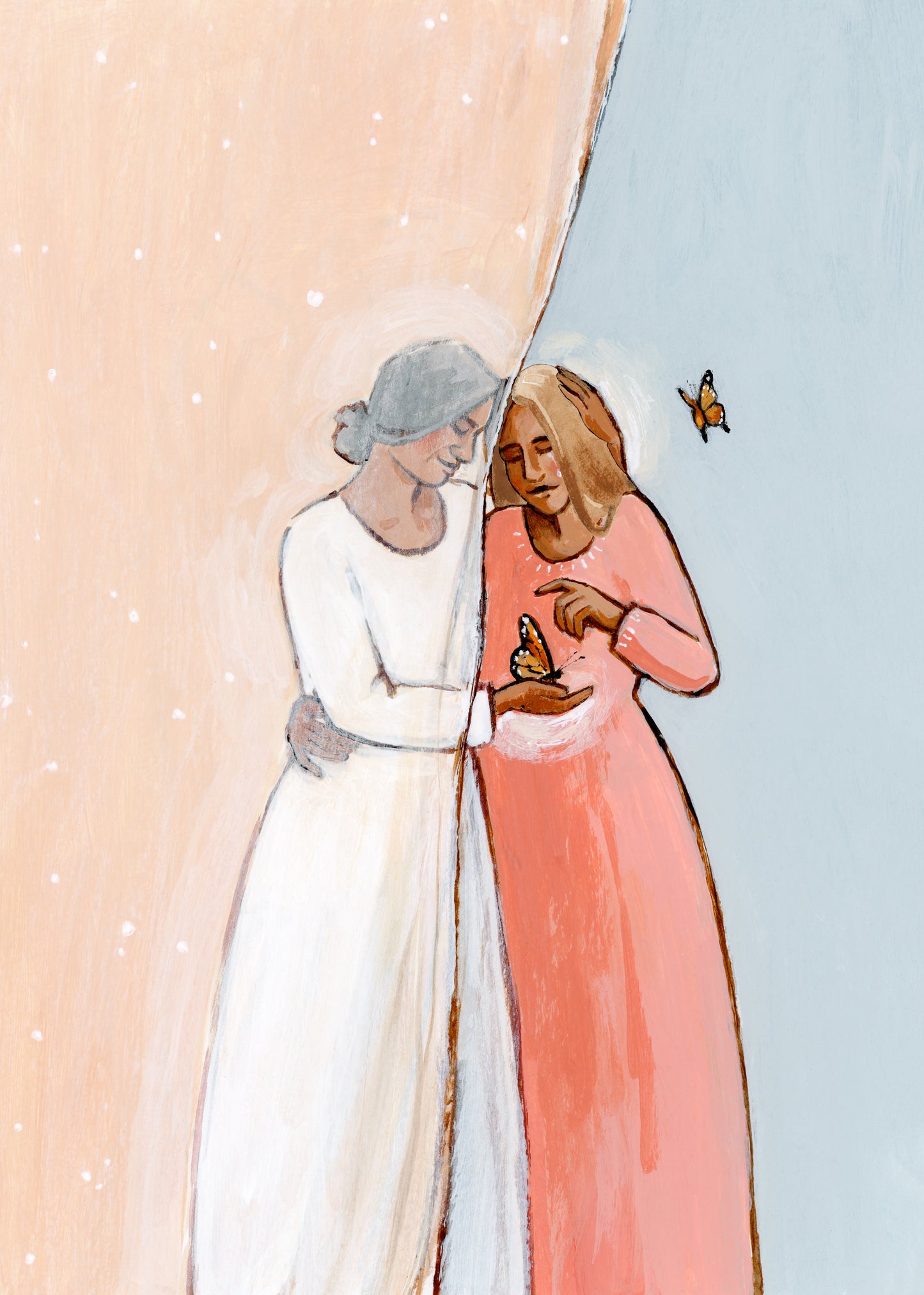 'Look For Me In The Butterflies' Print