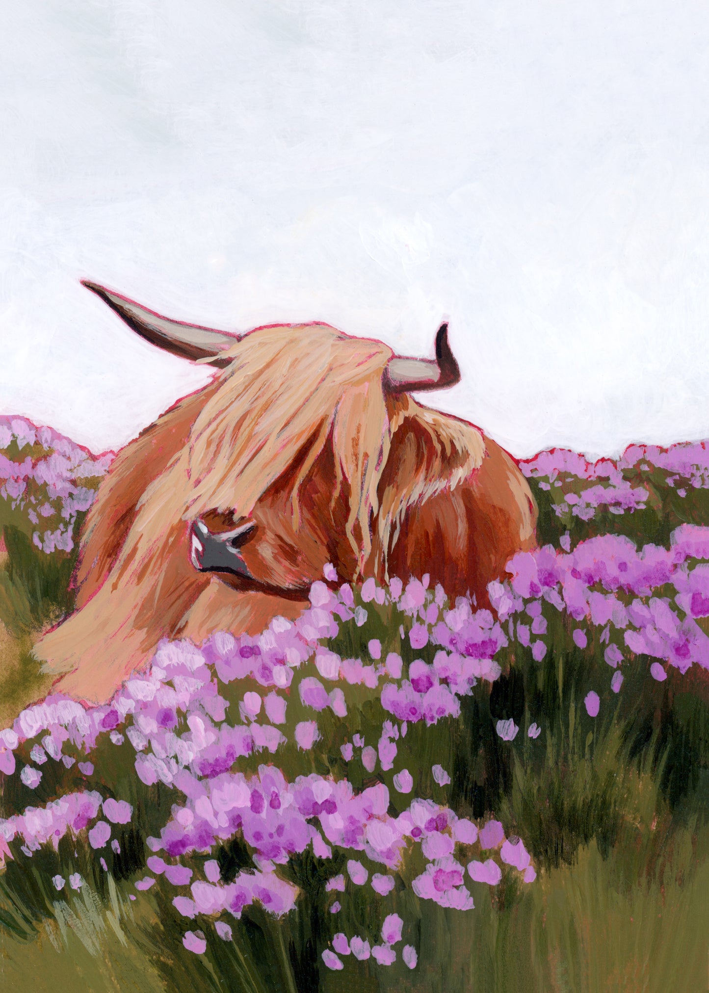 'Among The Heather' Print