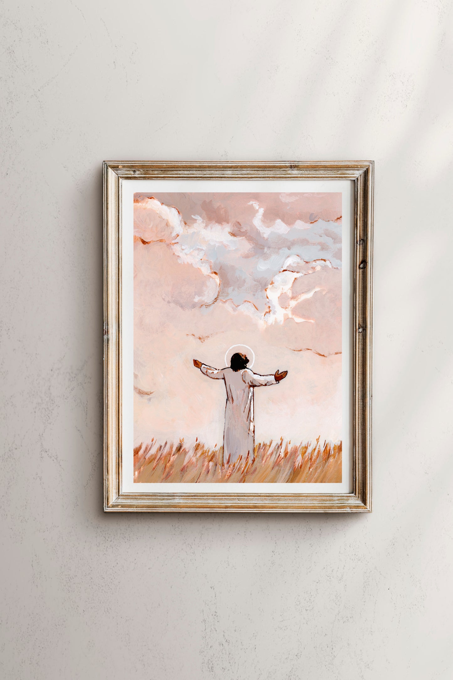 'His Strength Is In The Skies' Print