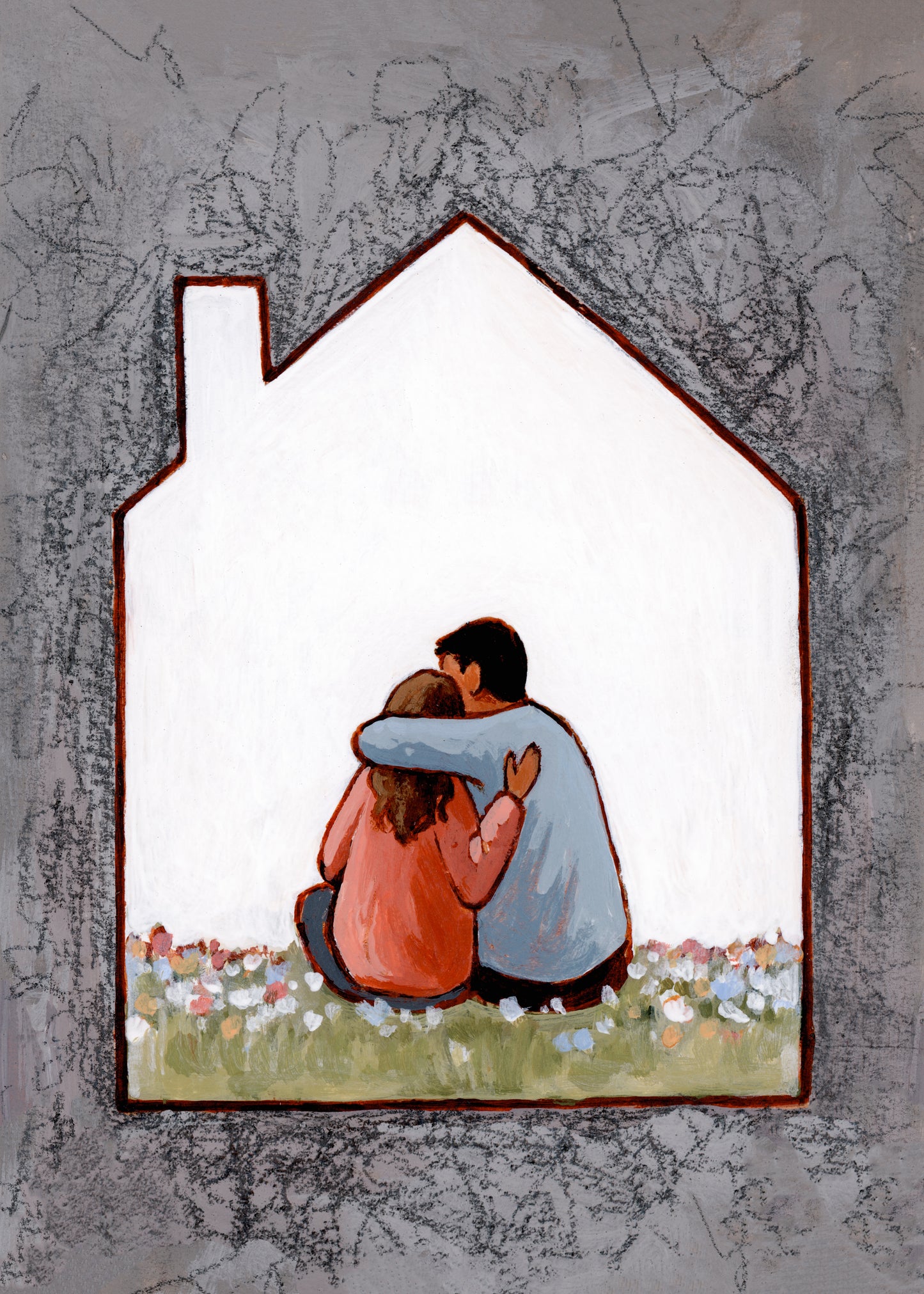 'Maybe Home Is A Person' Print