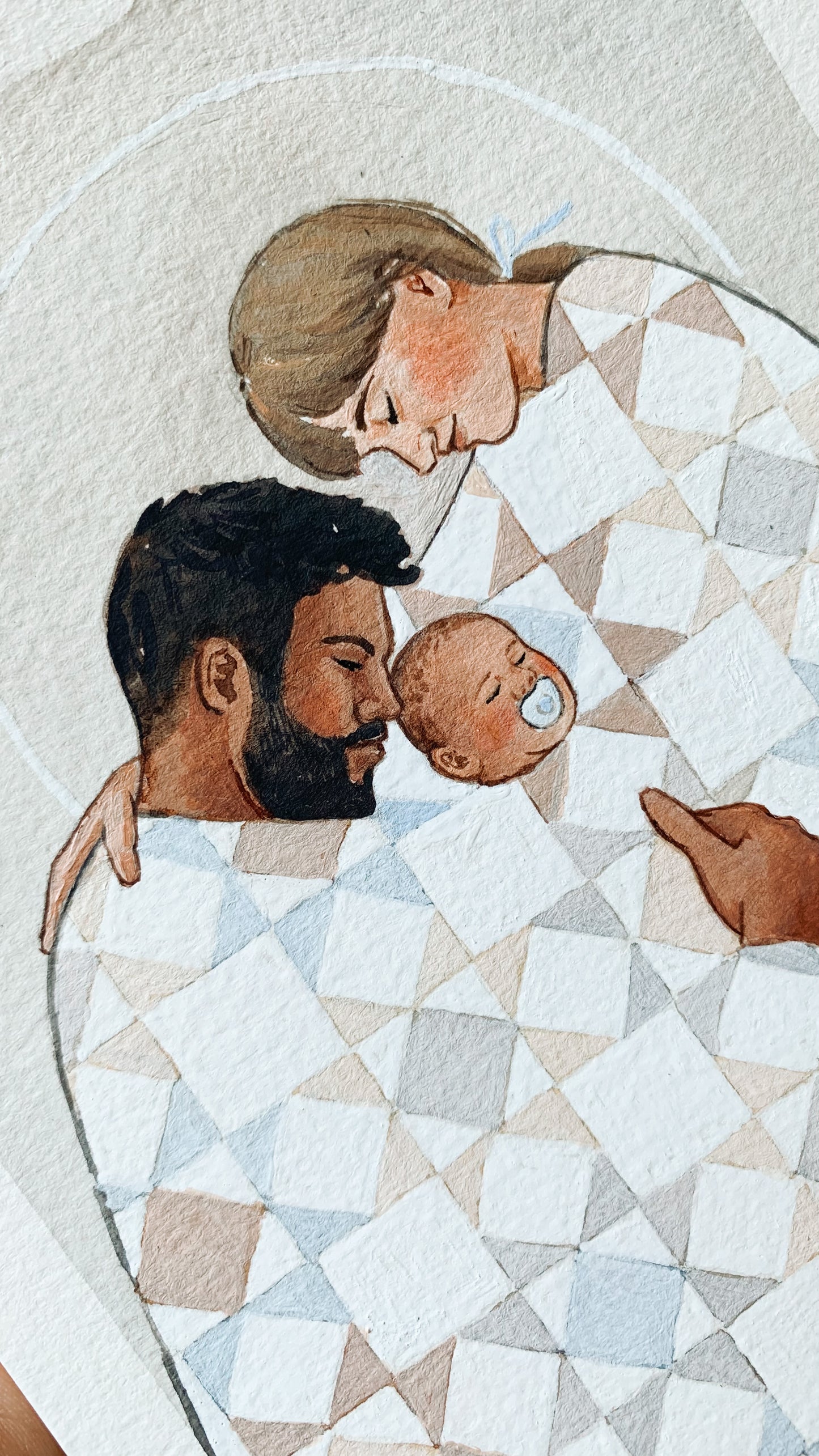 ‘Together As One' 5x7 inch original painting