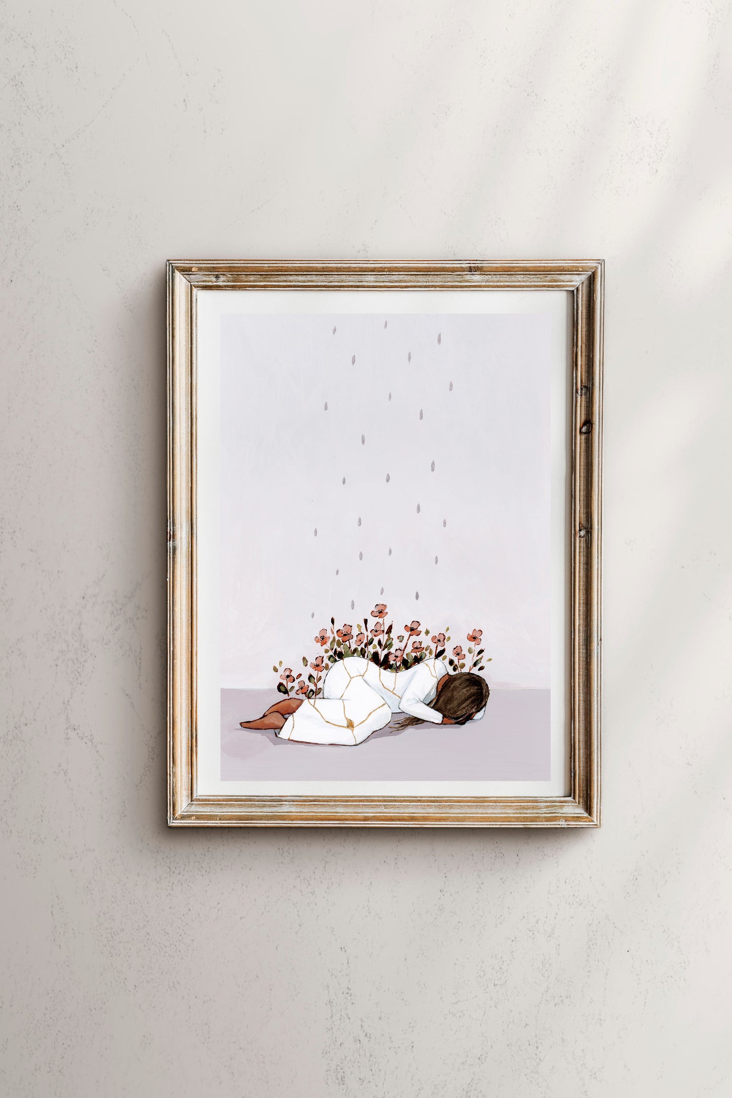 'In Her Brokenness, She Blossomed' Print