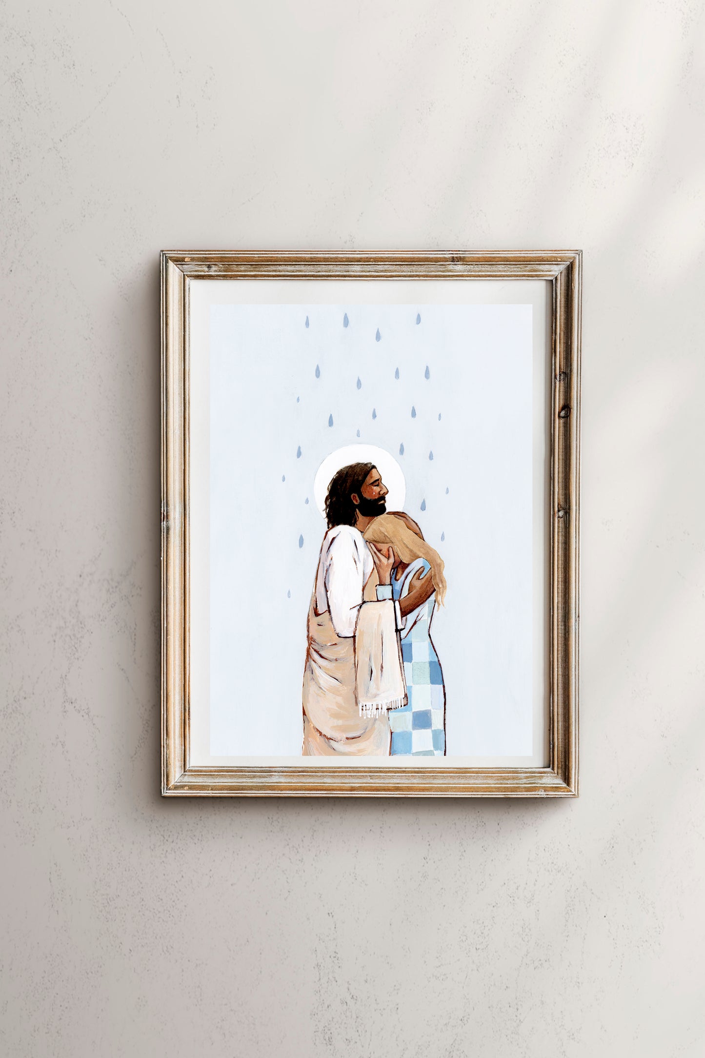 'When The Blues Came, And The Rains Fell, He Was There' Print