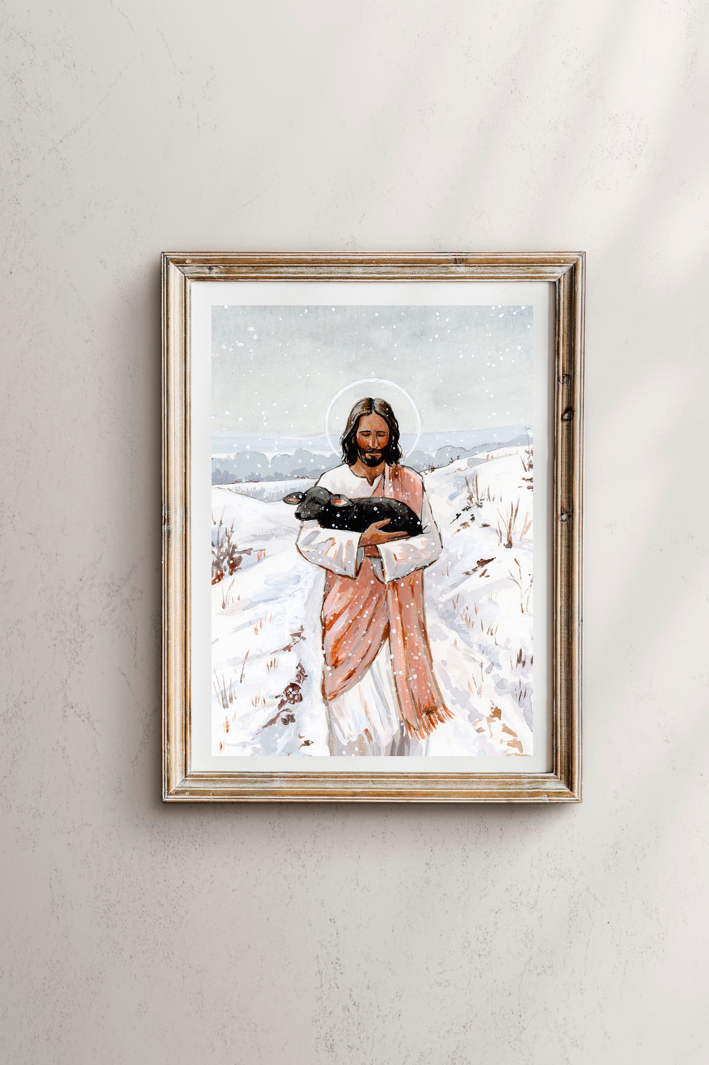 'He Carries Me Through Every Winter' Print