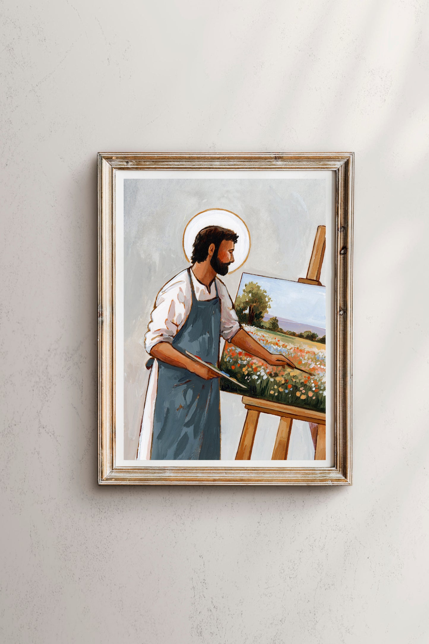 'The Master Artist At Work' Print