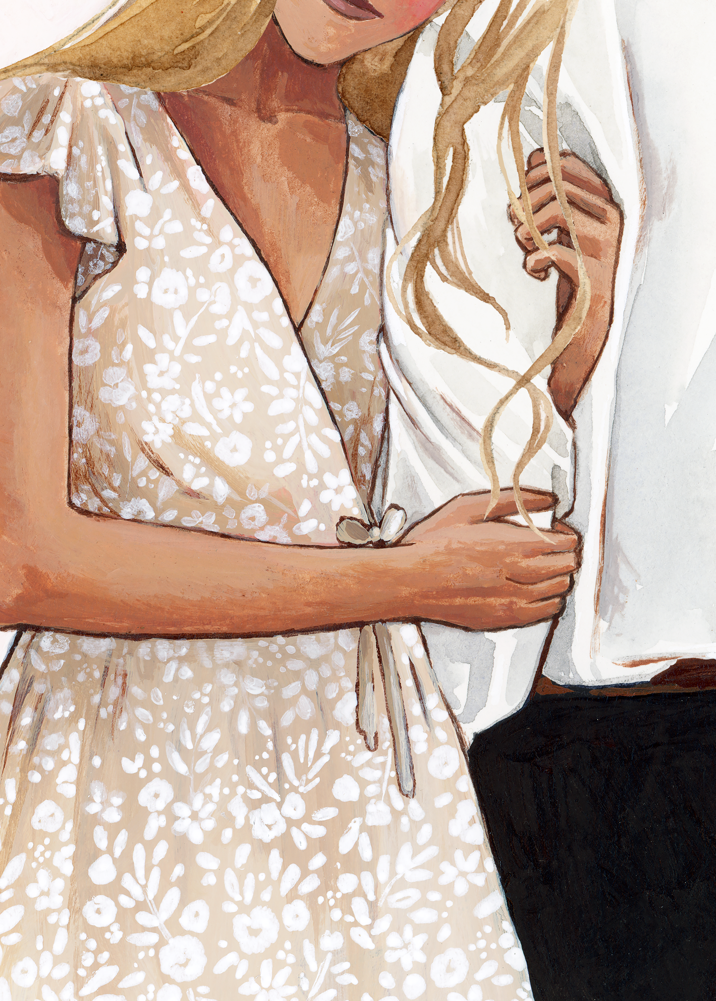 'Leaning On Something Steady' Print
