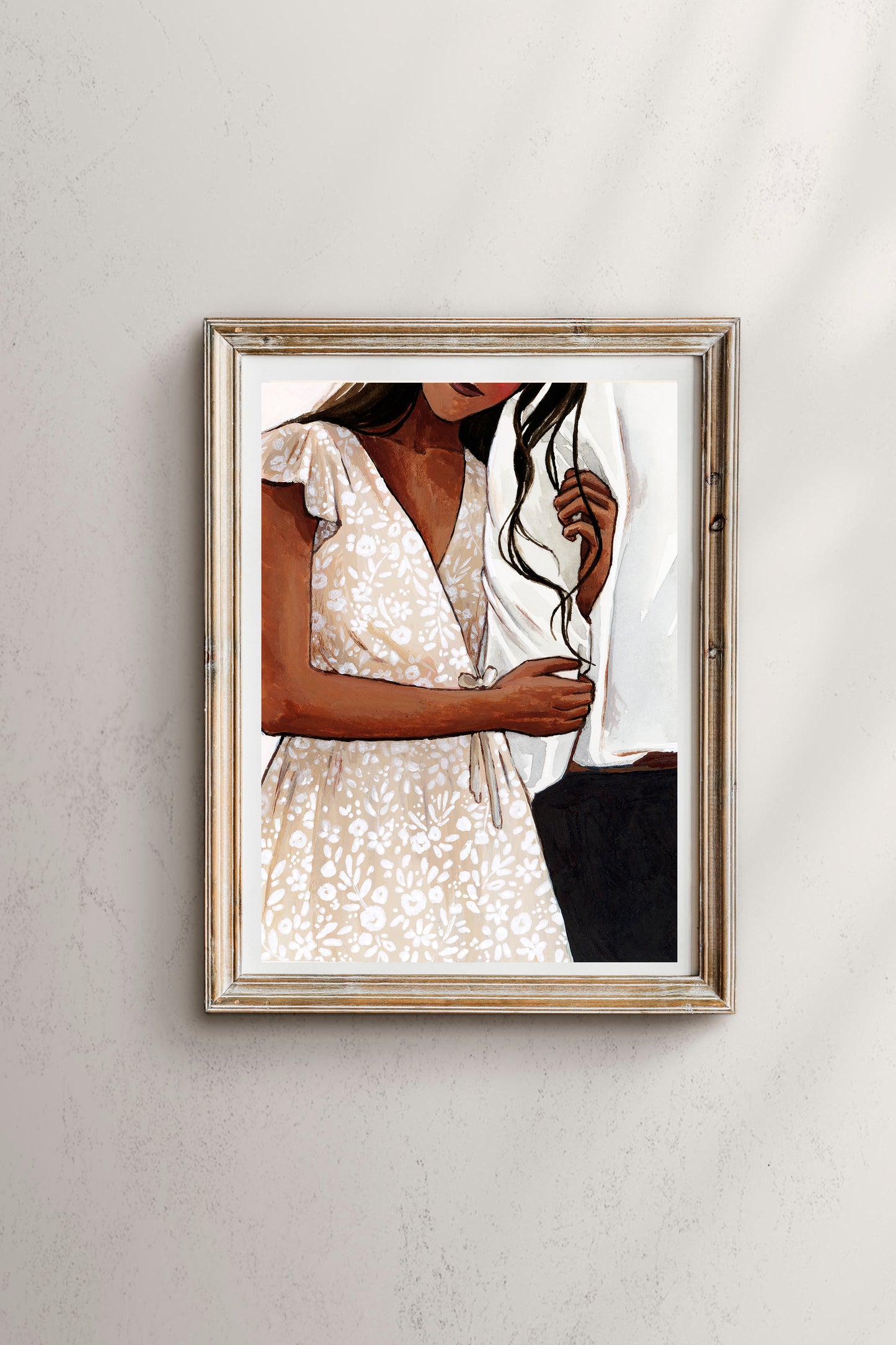 'Leaning On Something Steady' Print
