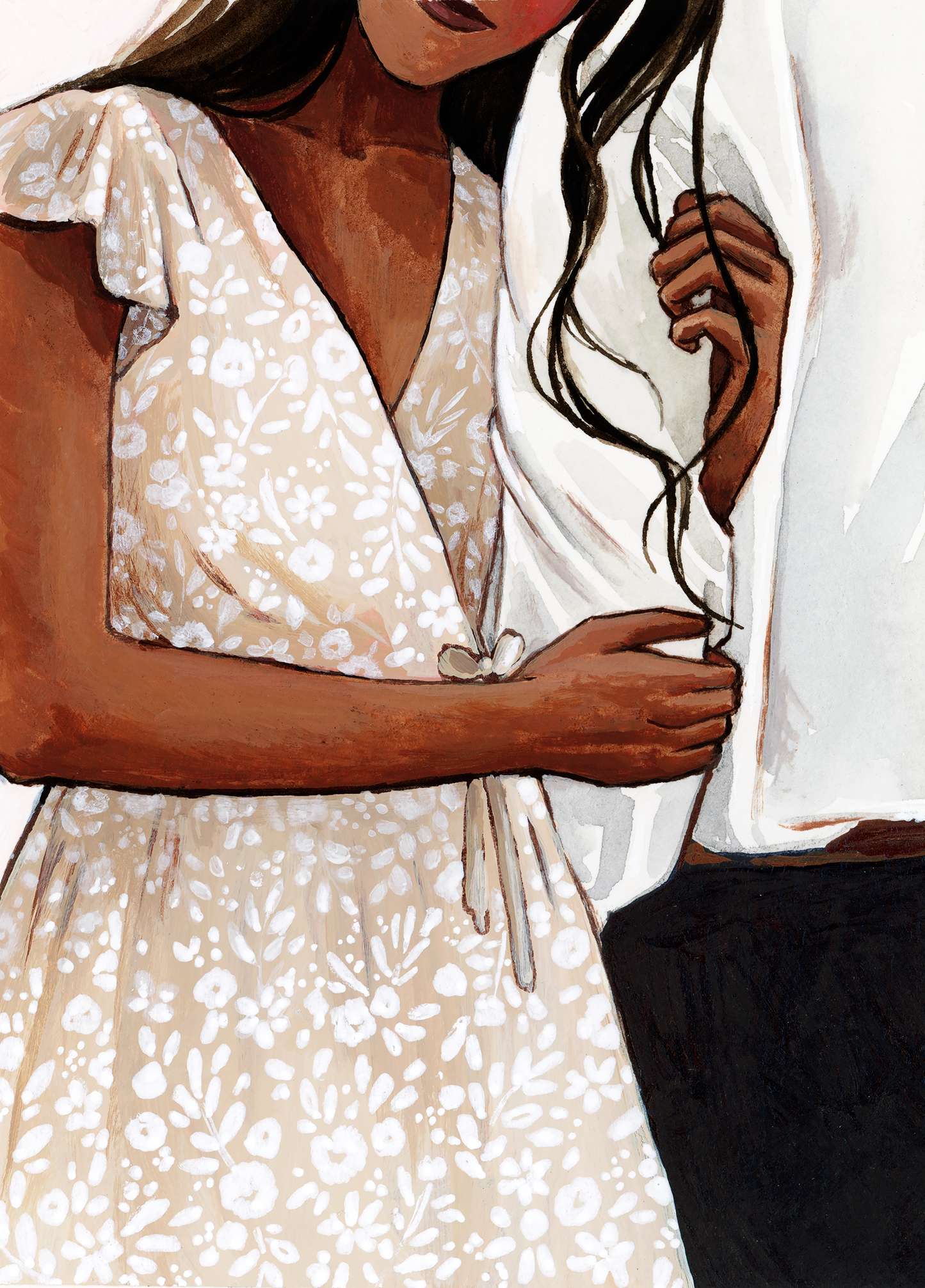 'Leaning On Something Steady' Print