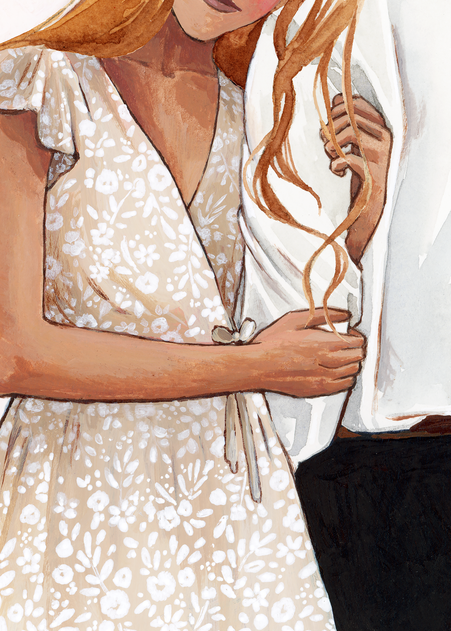 'Leaning On Something Steady' Print