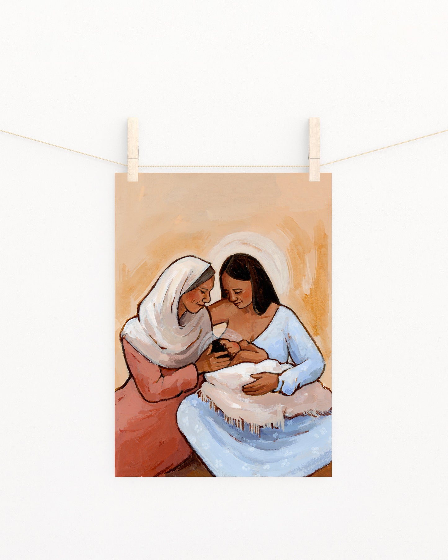 'A Learning Mother' Print