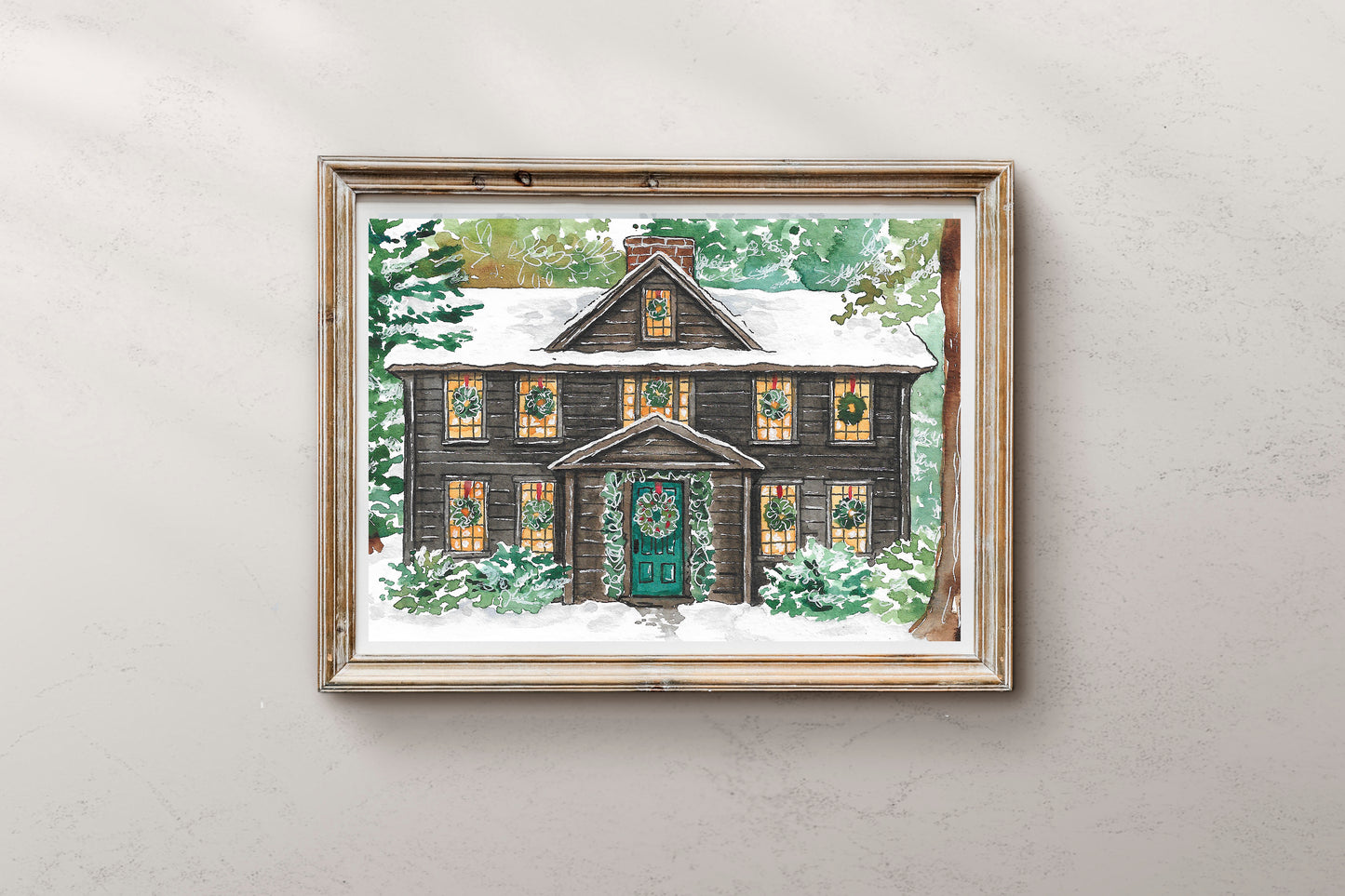 'The Orchard House' Print