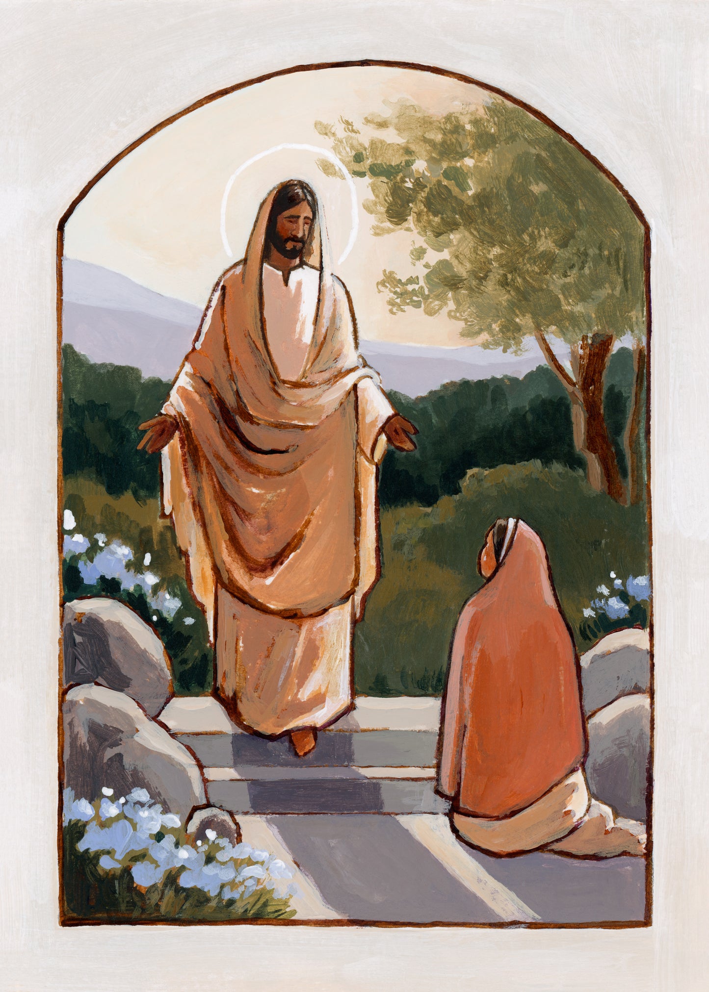 'Rabboni' 5x7 inch original painting