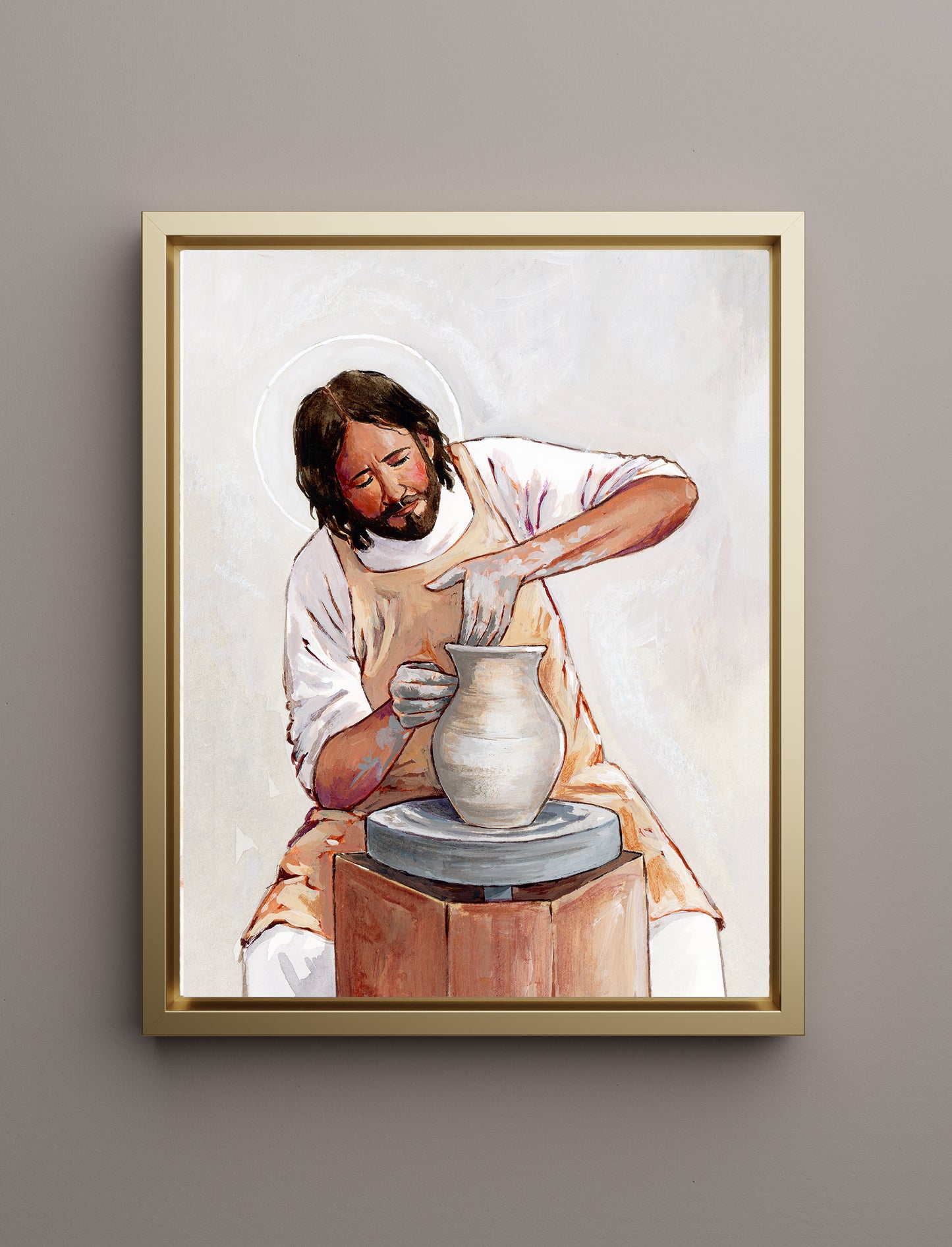 'The Master Potter' Canvas Print