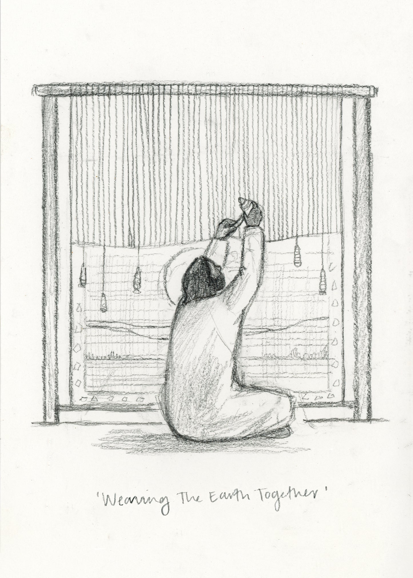 'Weaving The Earth Together' Sketch Print