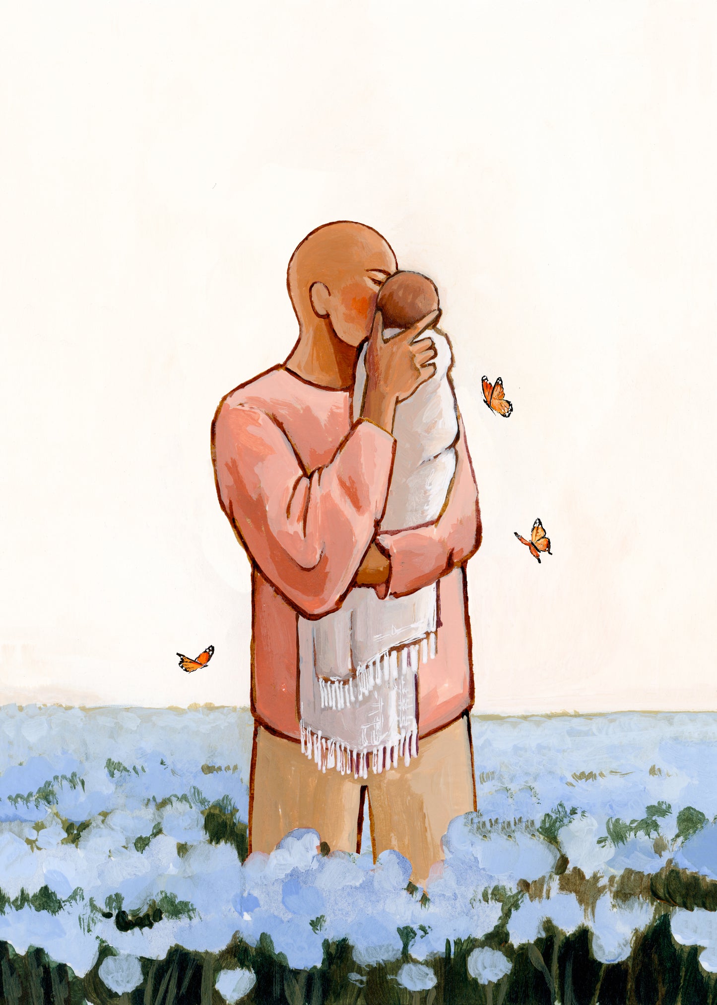 'I'll Meet You Among The Forget Me Nots' (male version) Print