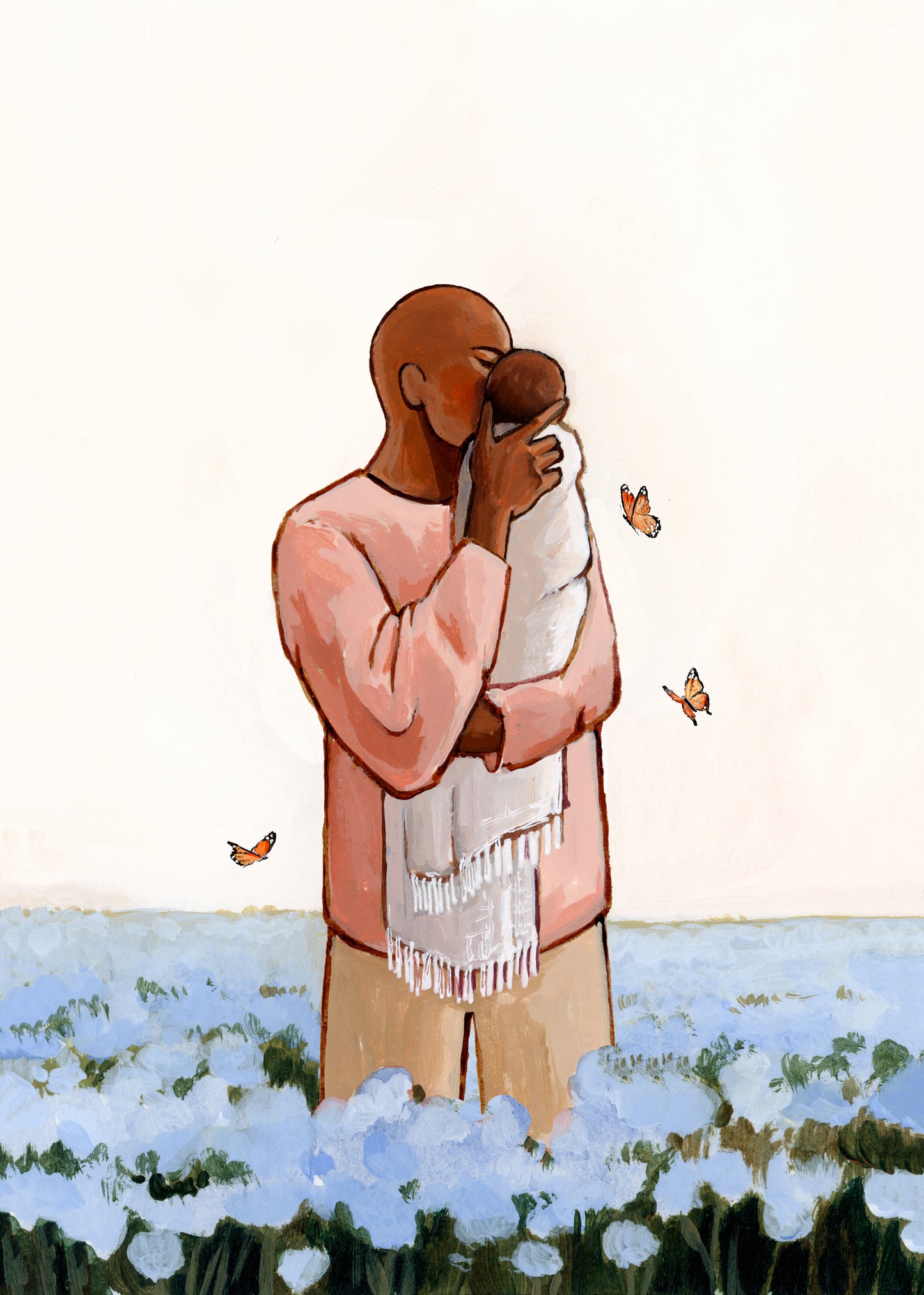 'I'll Meet You Among The Forget Me Nots' (male version) Print