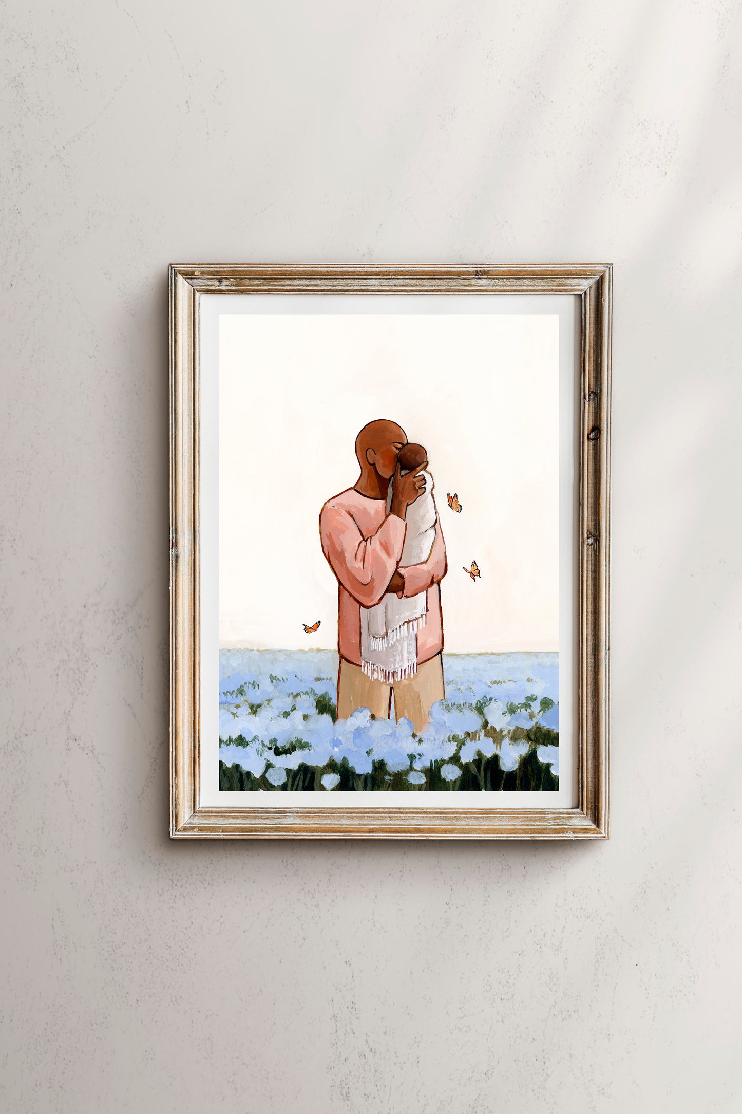 'I'll Meet You Among The Forget Me Nots' (male version) Print