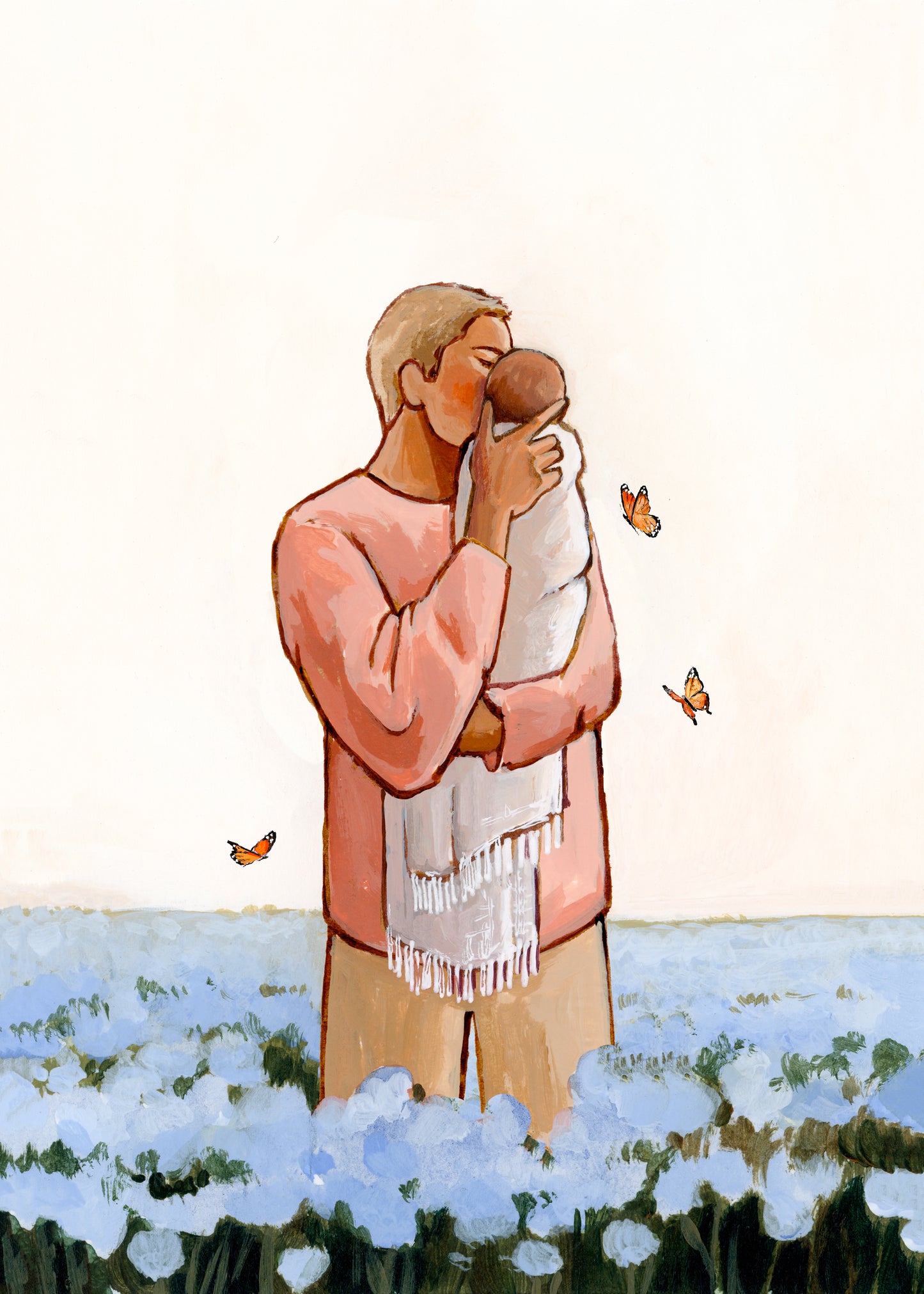 'I'll Meet You Among The Forget Me Nots' (male version) Print