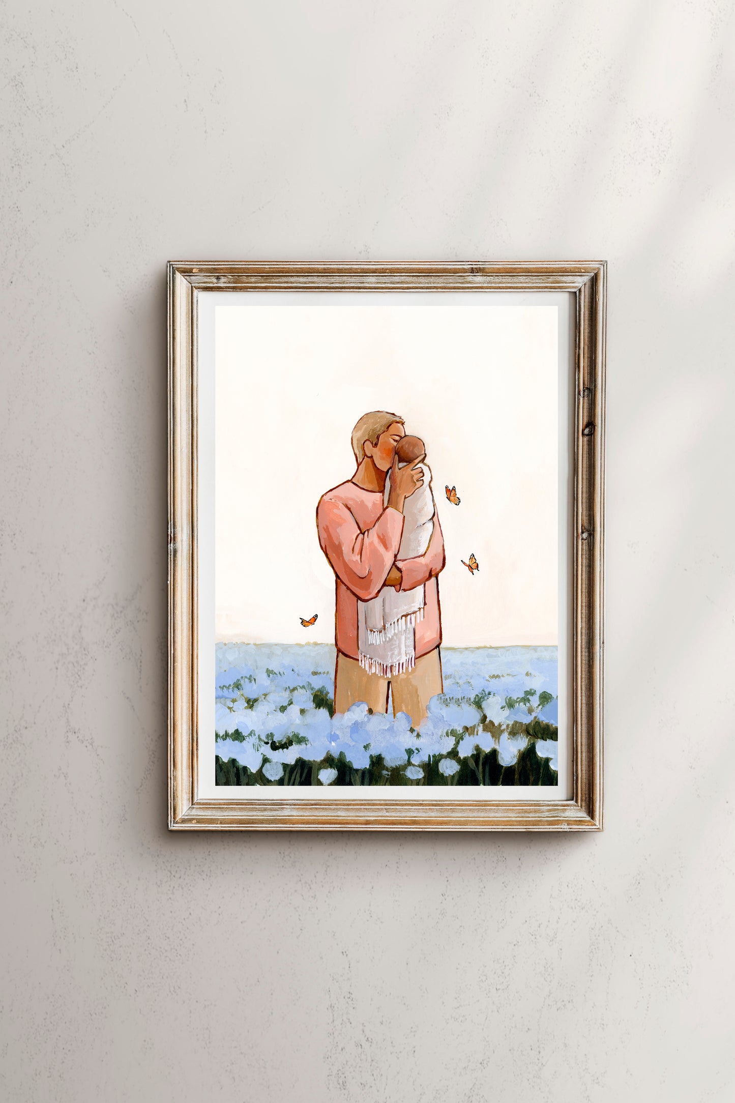 'I'll Meet You Among The Forget Me Nots' (male version) Print