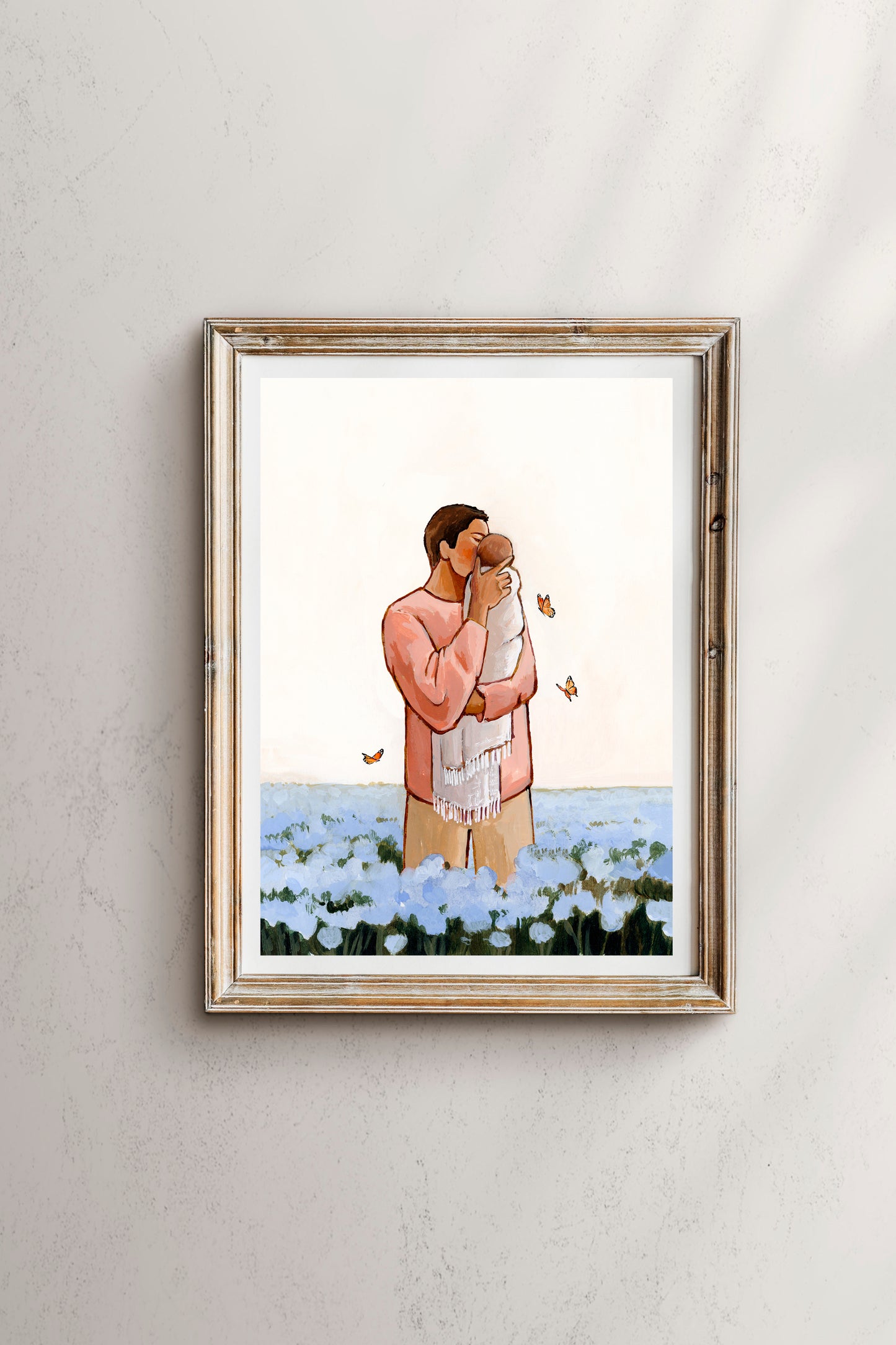 'I'll Meet You Among The Forget Me Nots' (male version) Print