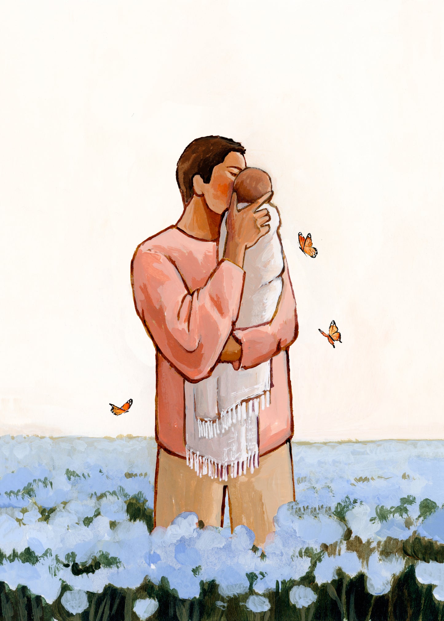 'I'll Meet You Among The Forget Me Nots' (male version) Print