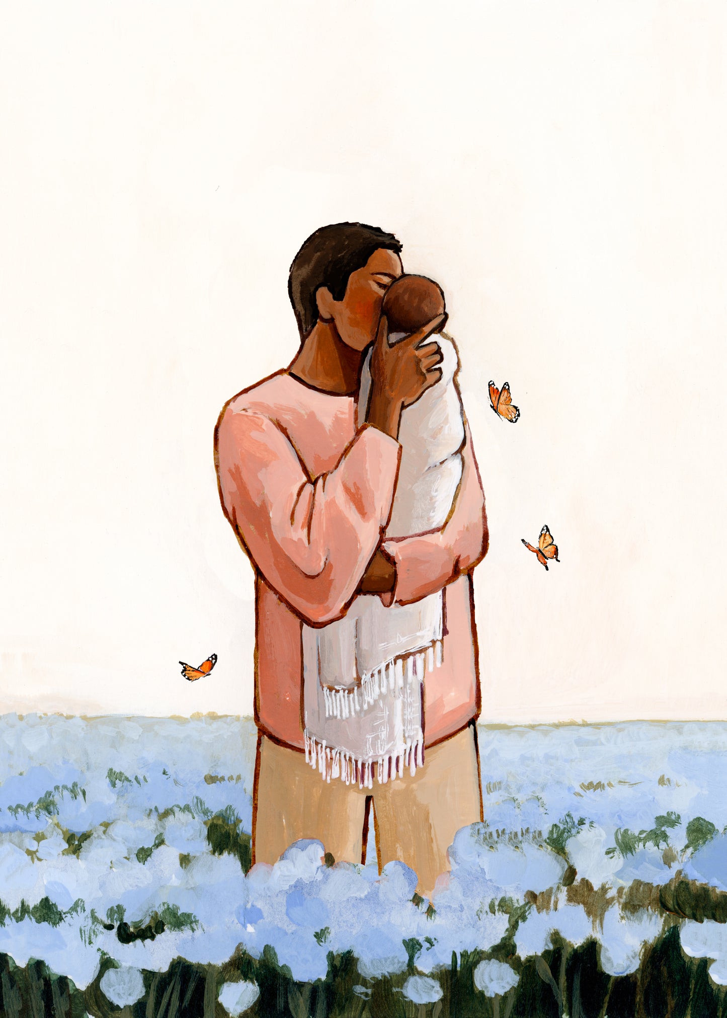 'I'll Meet You Among The Forget Me Nots' (male version) Print