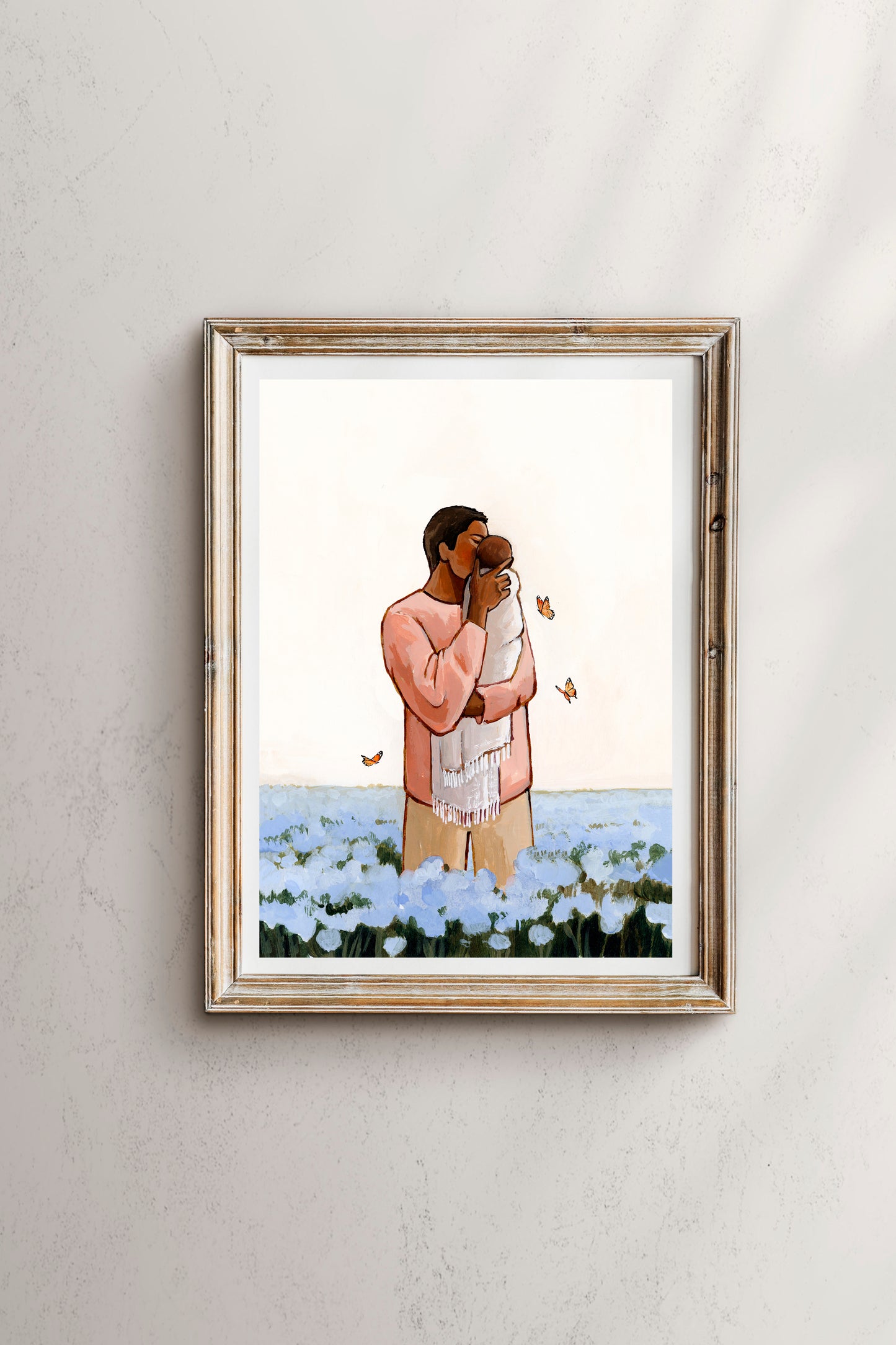 'I'll Meet You Among The Forget Me Nots' (male version) Print