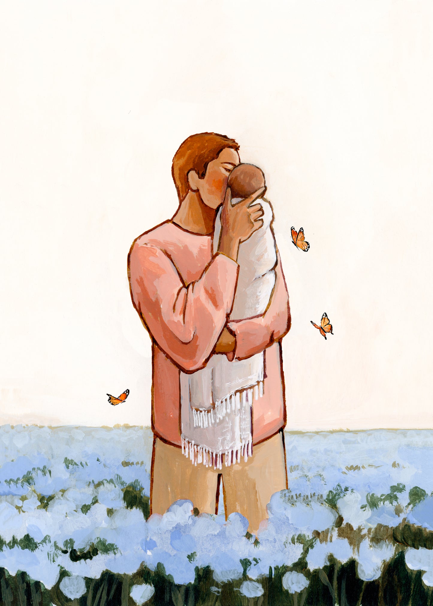 'I'll Meet You Among The Forget Me Nots' (male version) Print