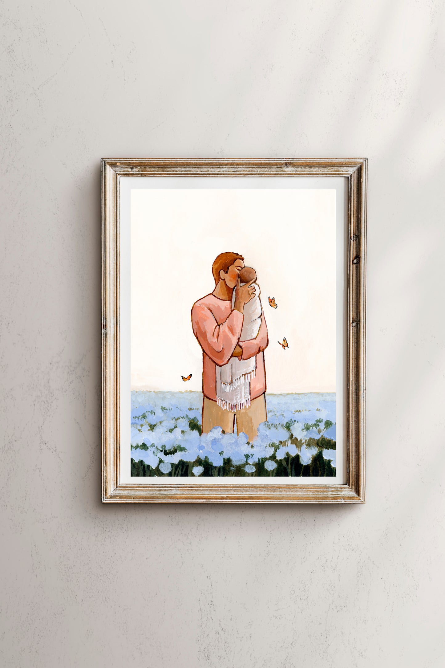 'I'll Meet You Among The Forget Me Nots' (male version) Print