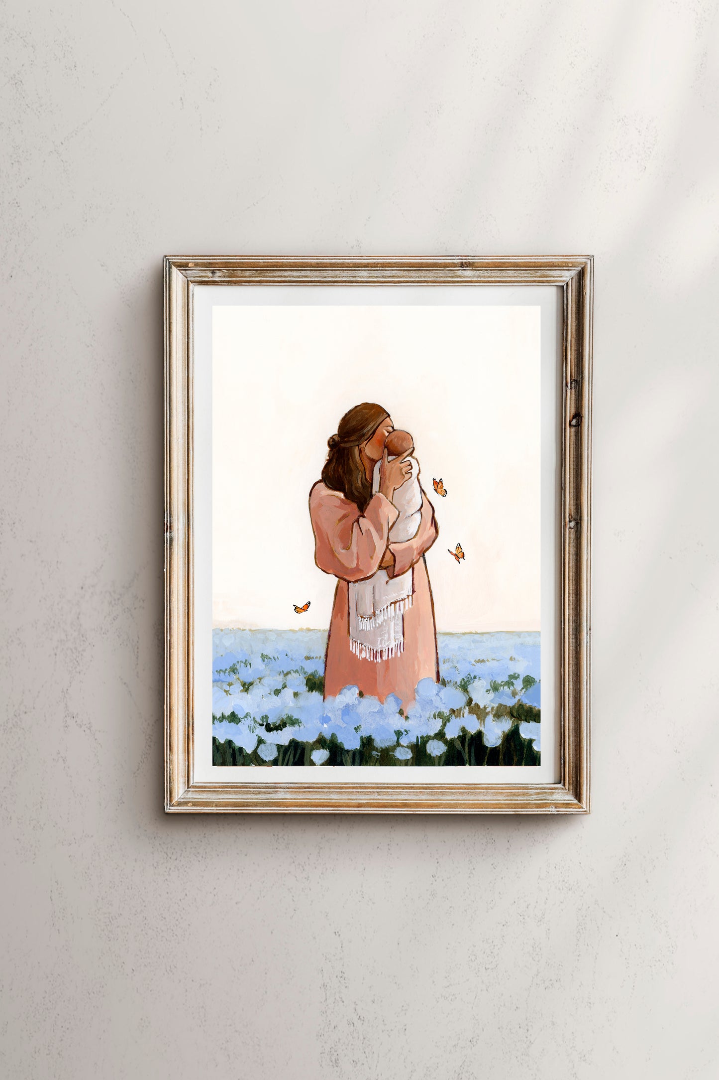 'I'll Meet You Among The Forget Me Nots' Print