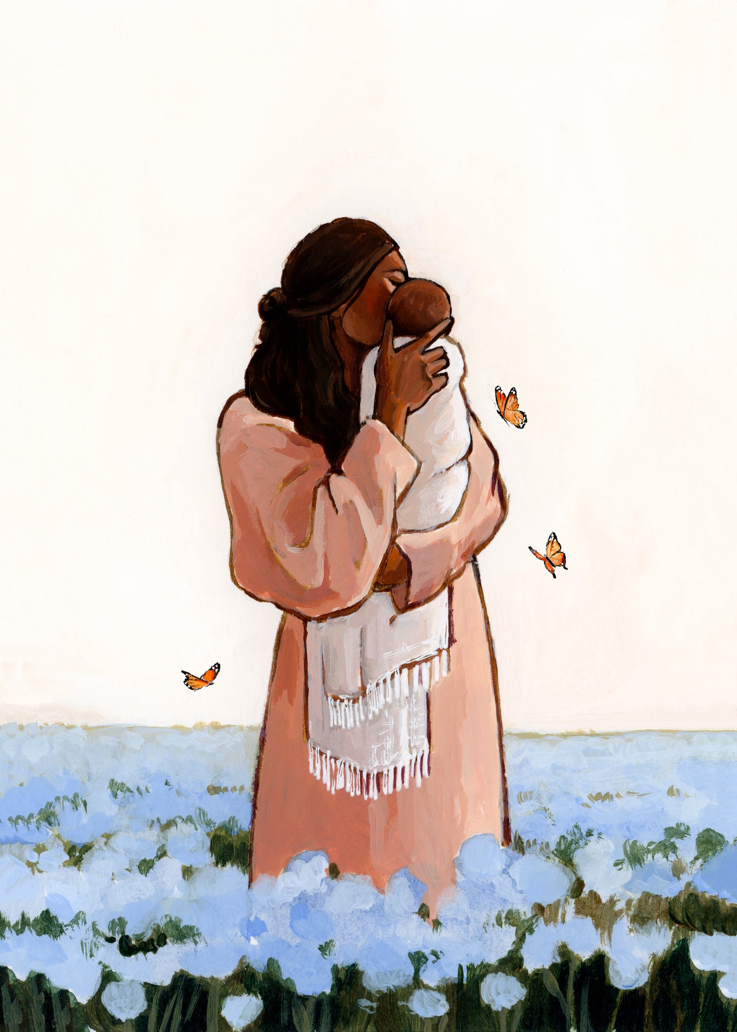 'I'll Meet You Among The Forget Me Nots' Print