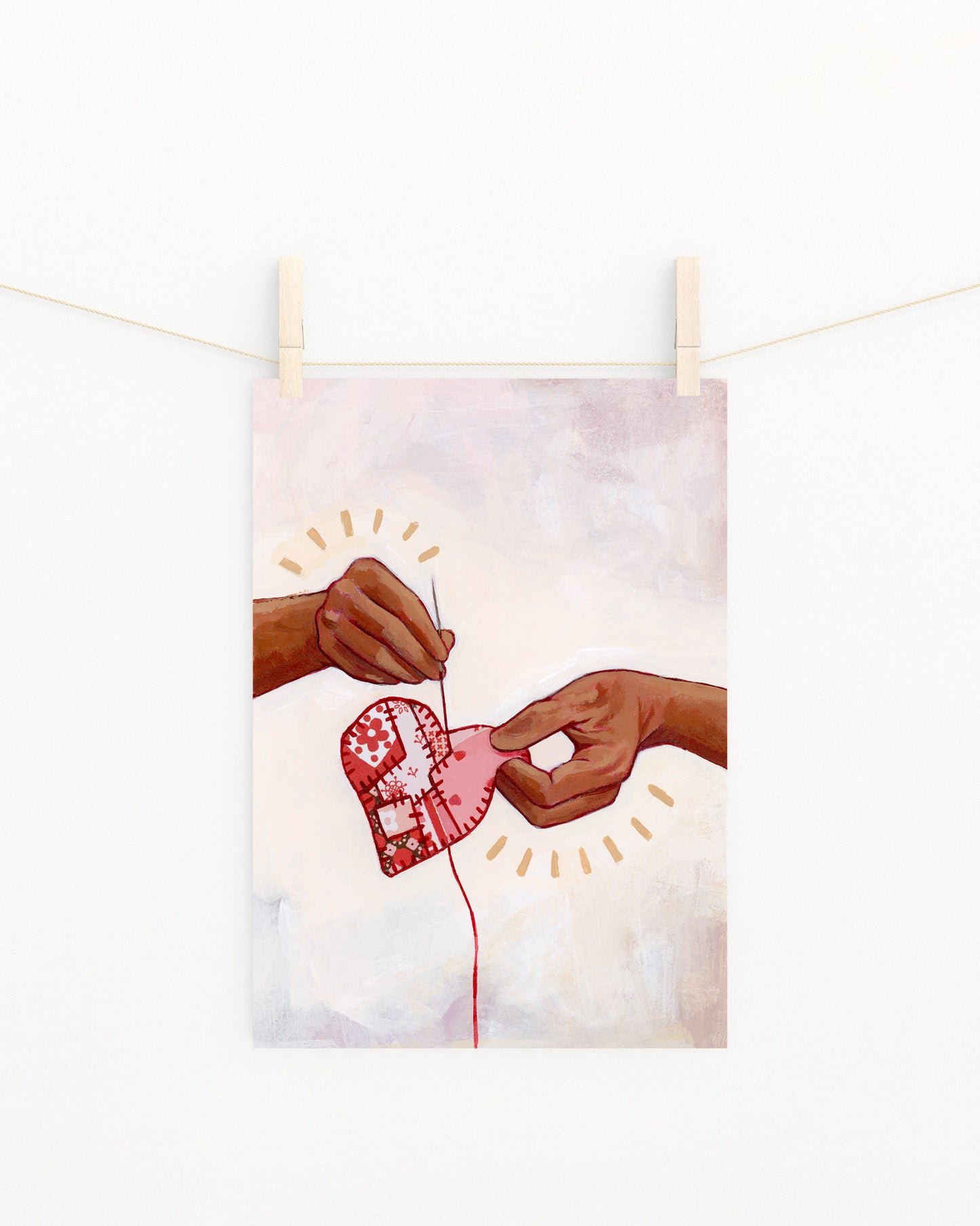 'Mending My Broken Heart' Print