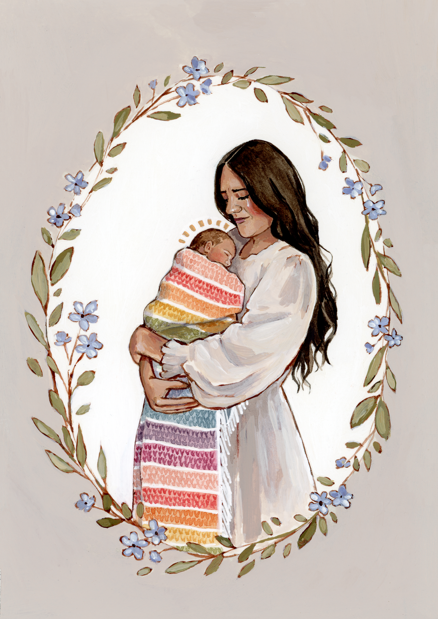 'My Little Rainbow' Print