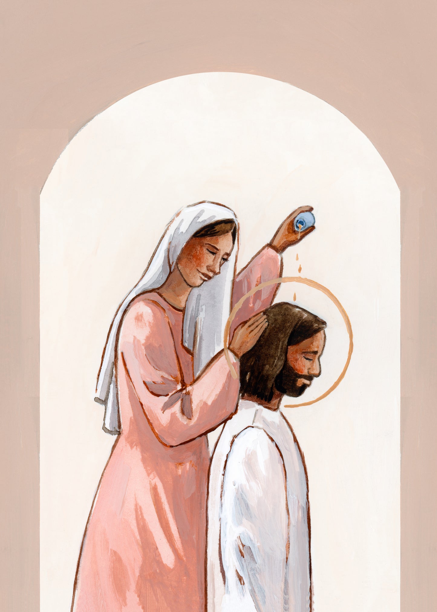 'The Anointing Of Jesus' Print