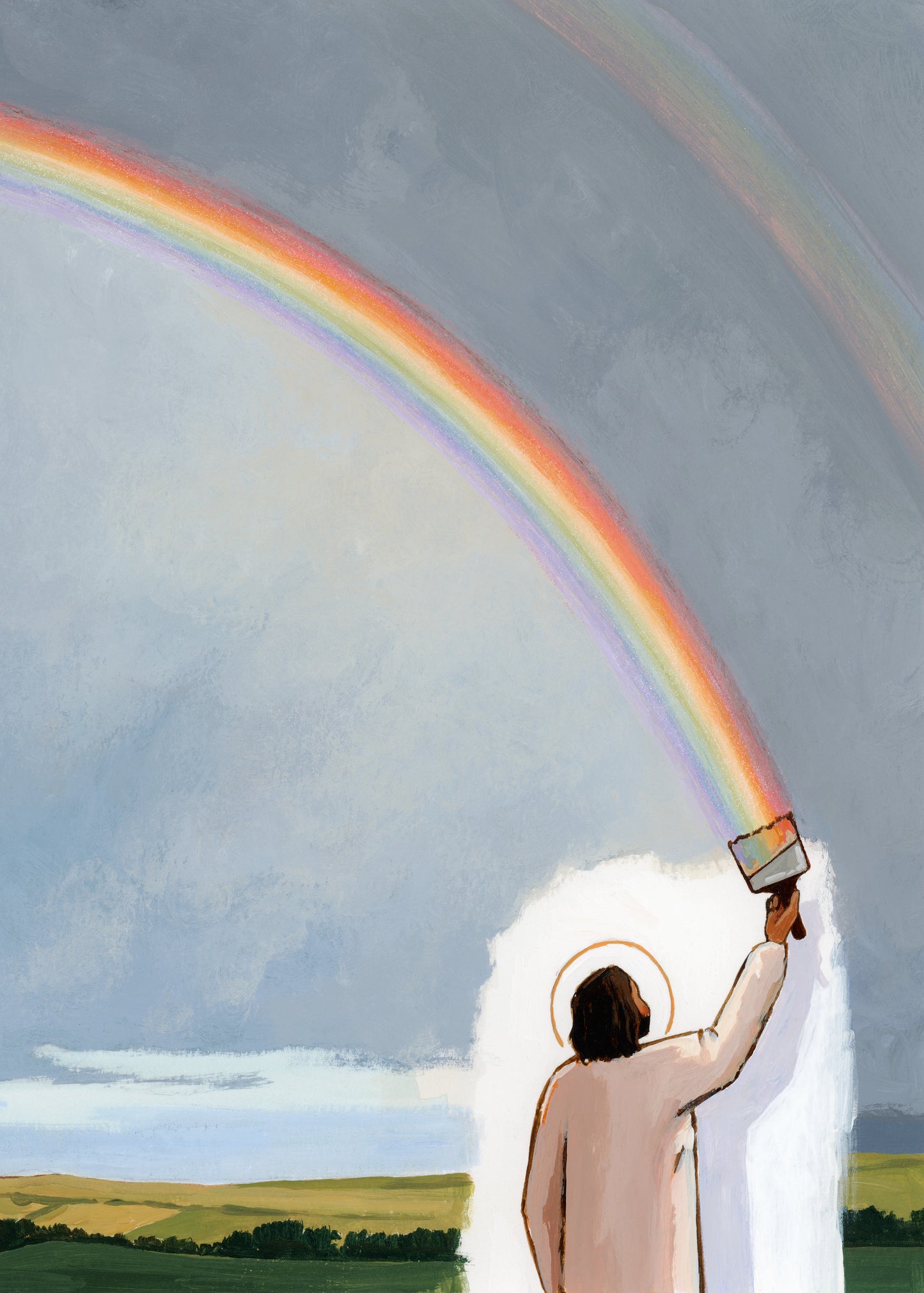 'He Who Paints The Rainbows' Print