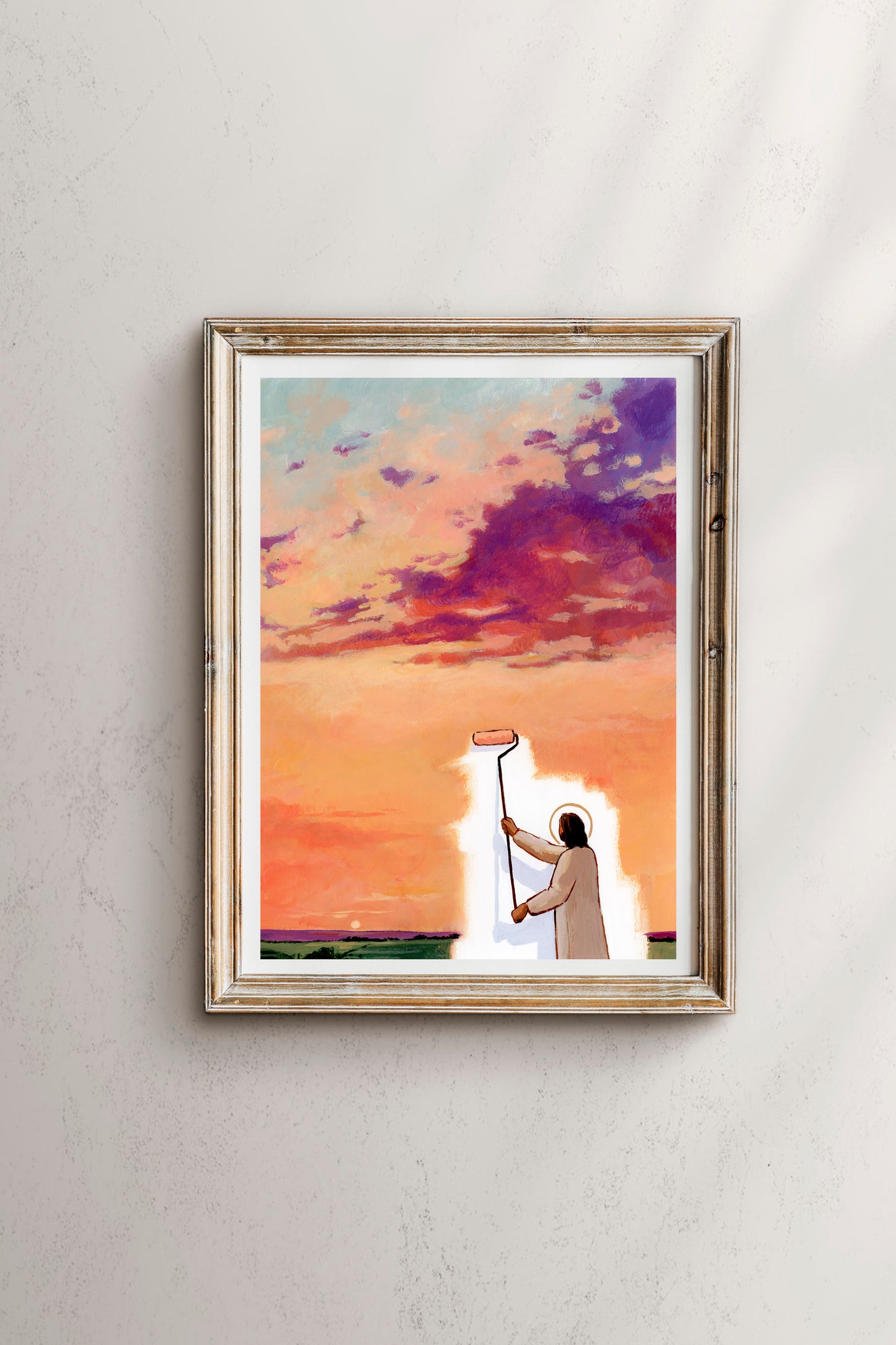 'He Who Paints The Sunsets' Print