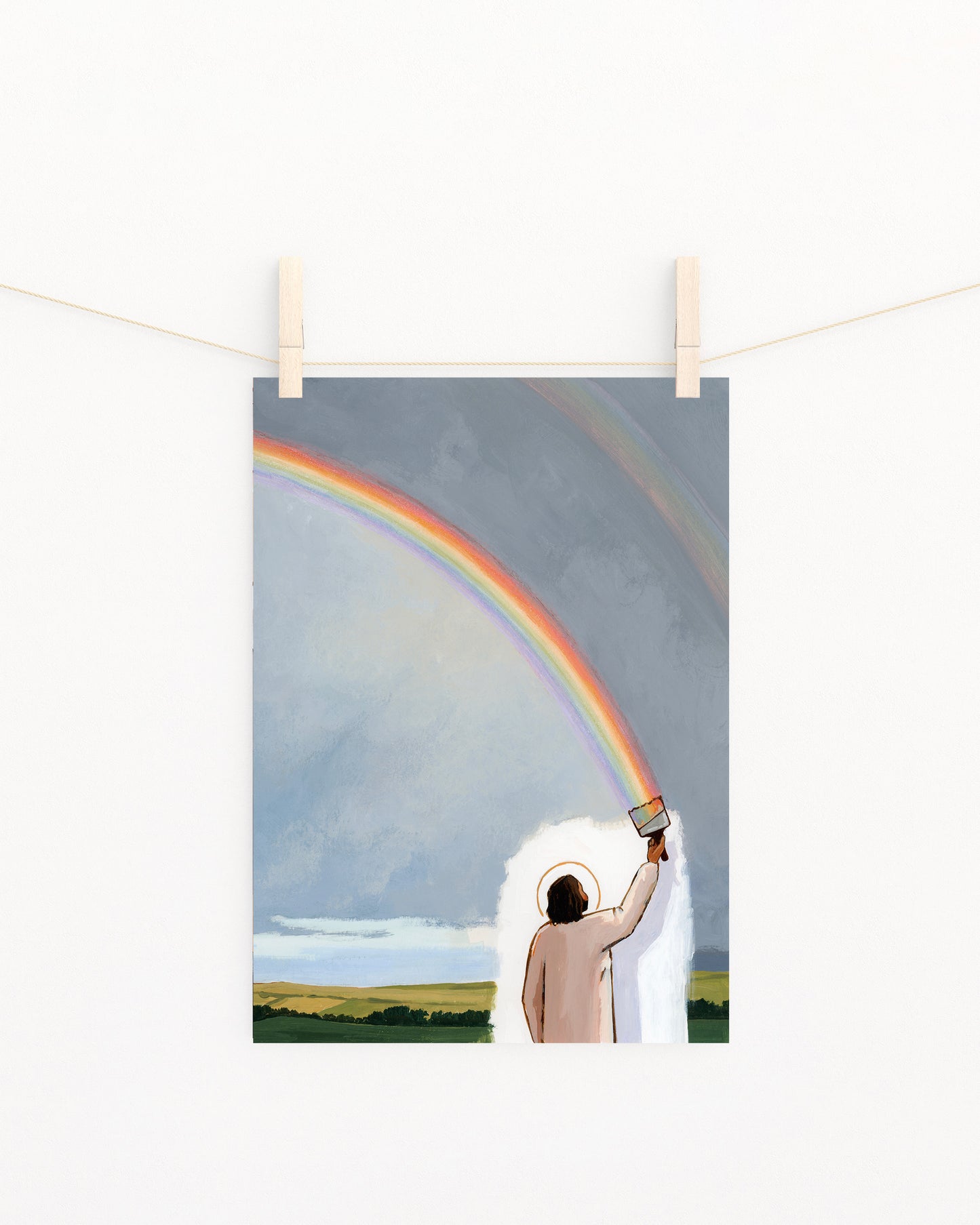 'He Who Paints The Rainbows' Print