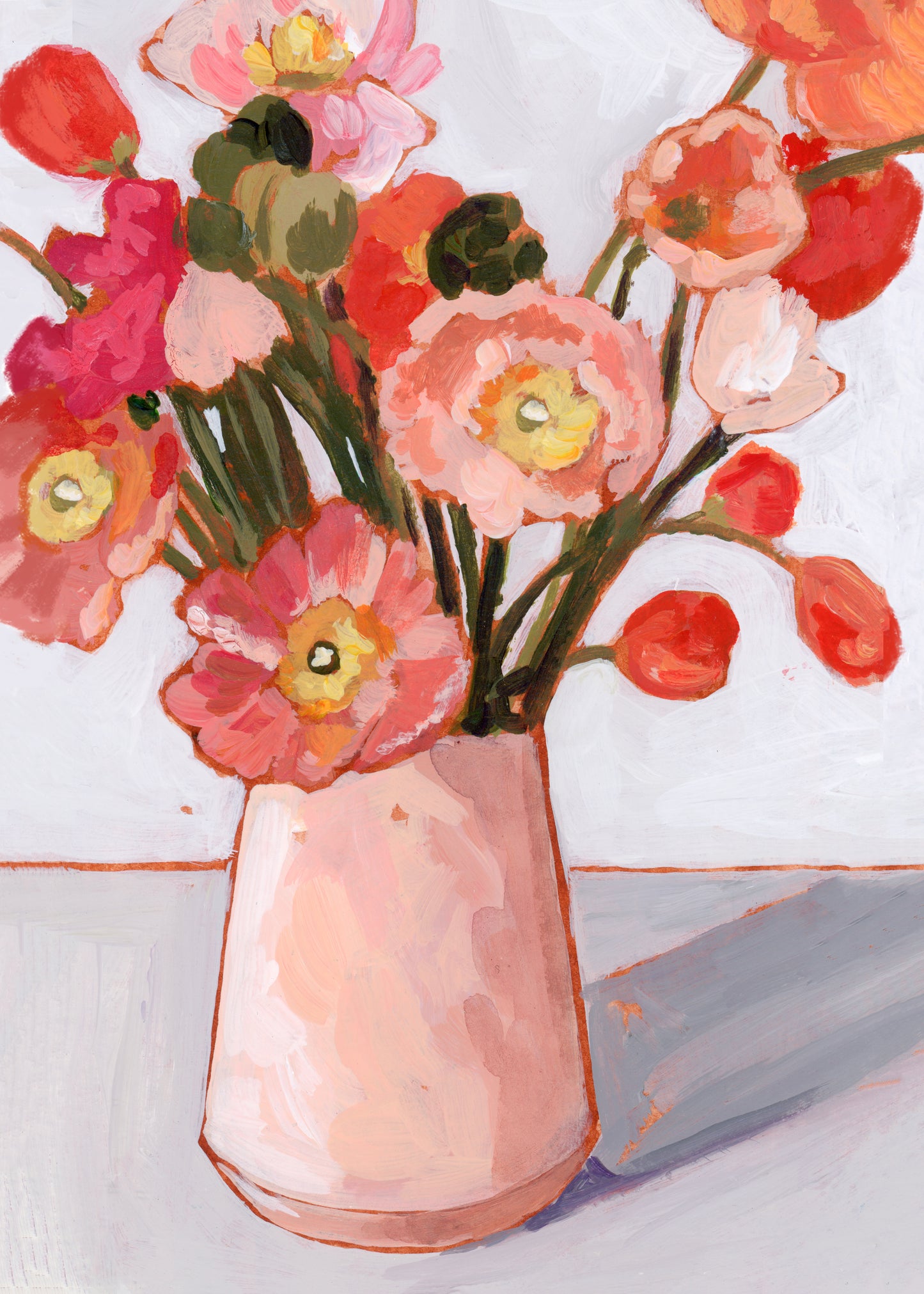 'Peaceful Poppies' Print